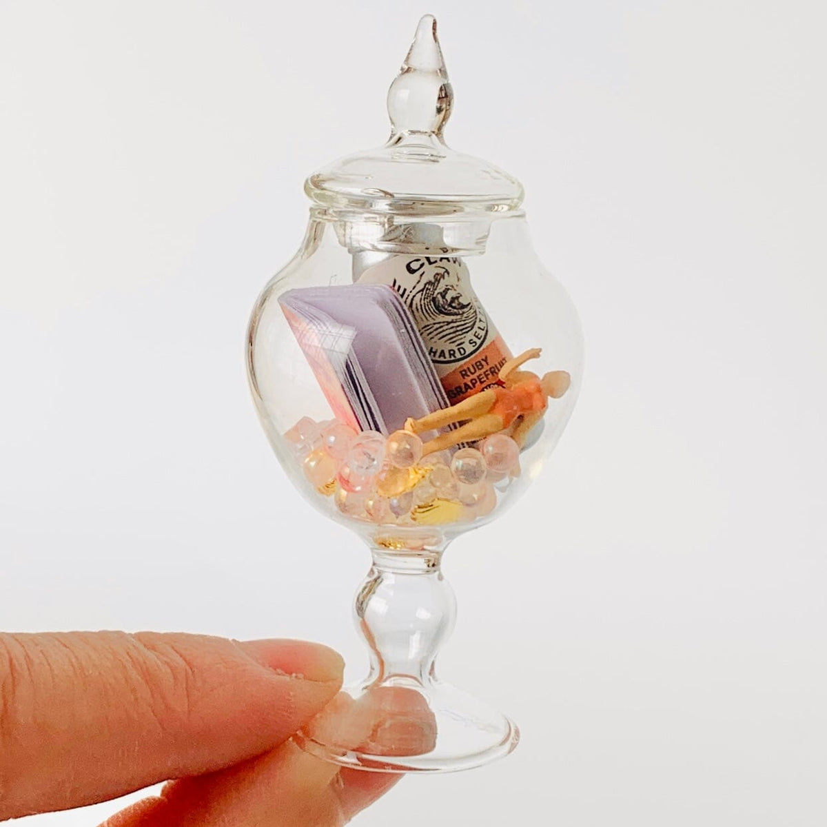 Tiniest “Book at The Beach” Jar Miniature Alex 