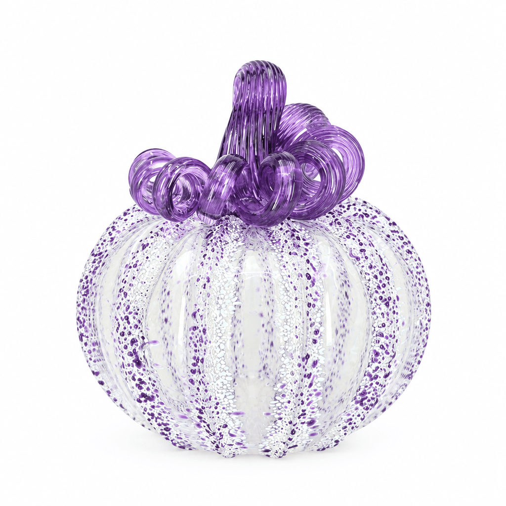 Grape Soda Squat Pumpkin Production Pumpkin Luke Adams Glass Blowing Studio 