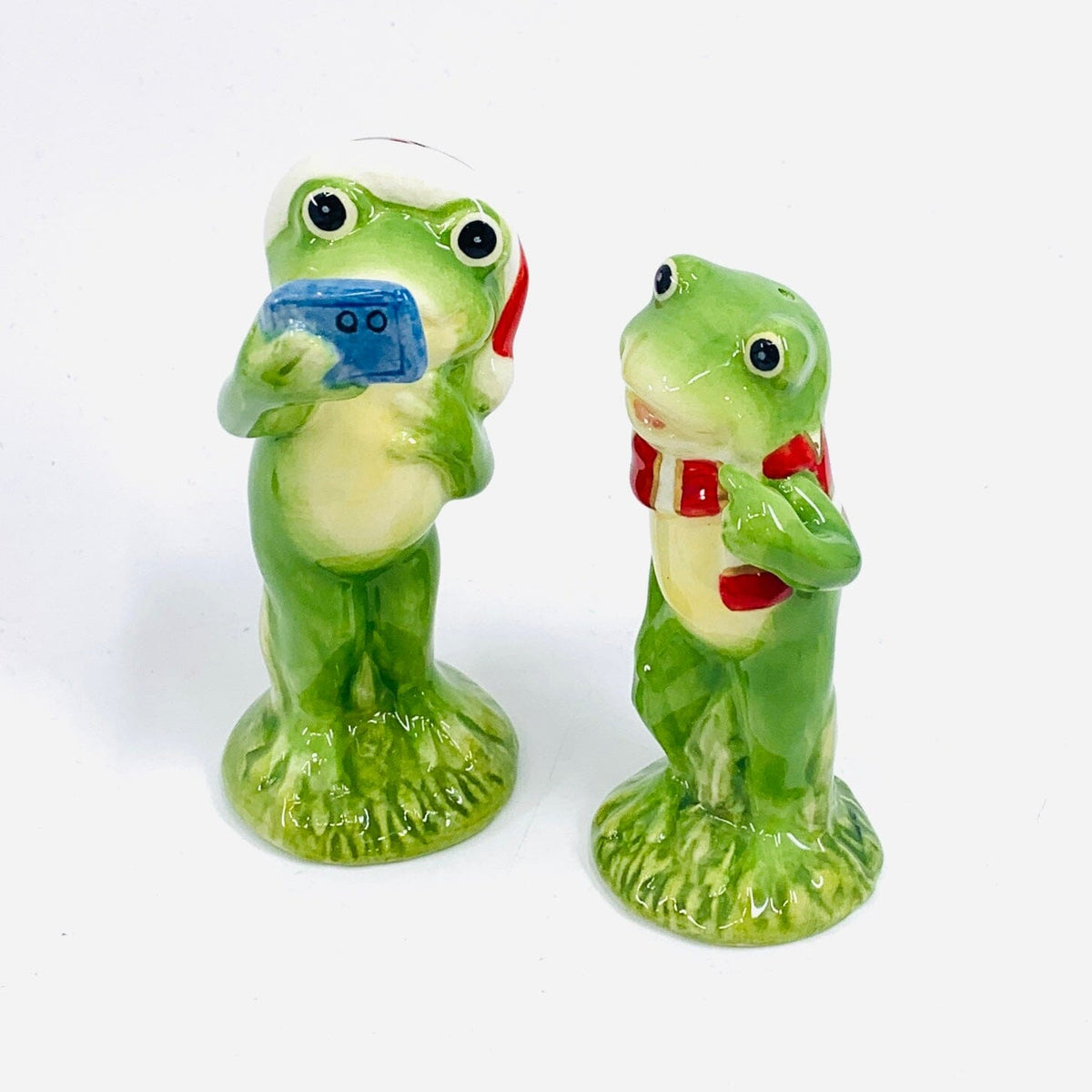 Selfie Frogs Salt and Pepper Shakers COSMOS 