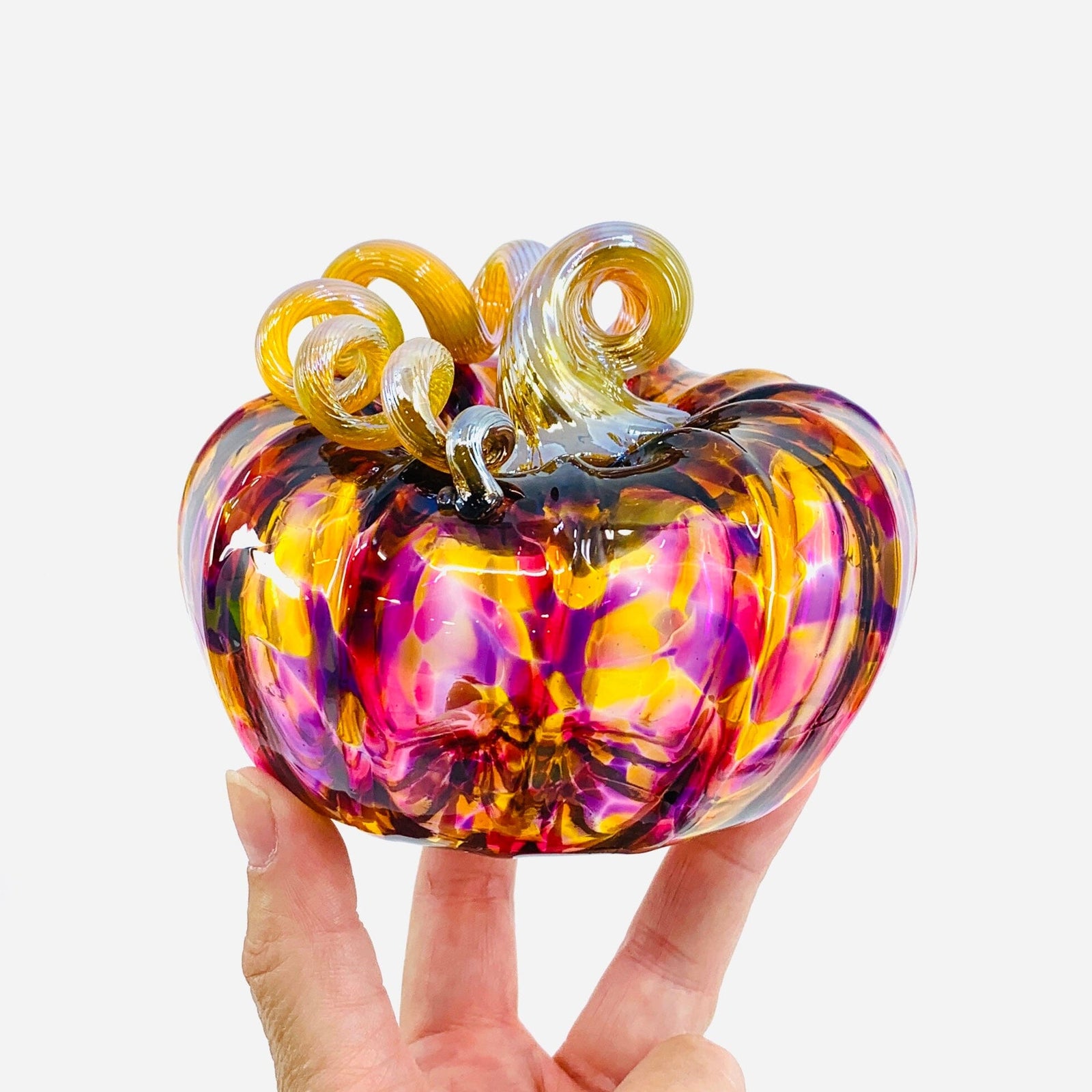 Daily Pumpkin 2548 Squat Gabby Luke Adams Glass Blowing Studio 