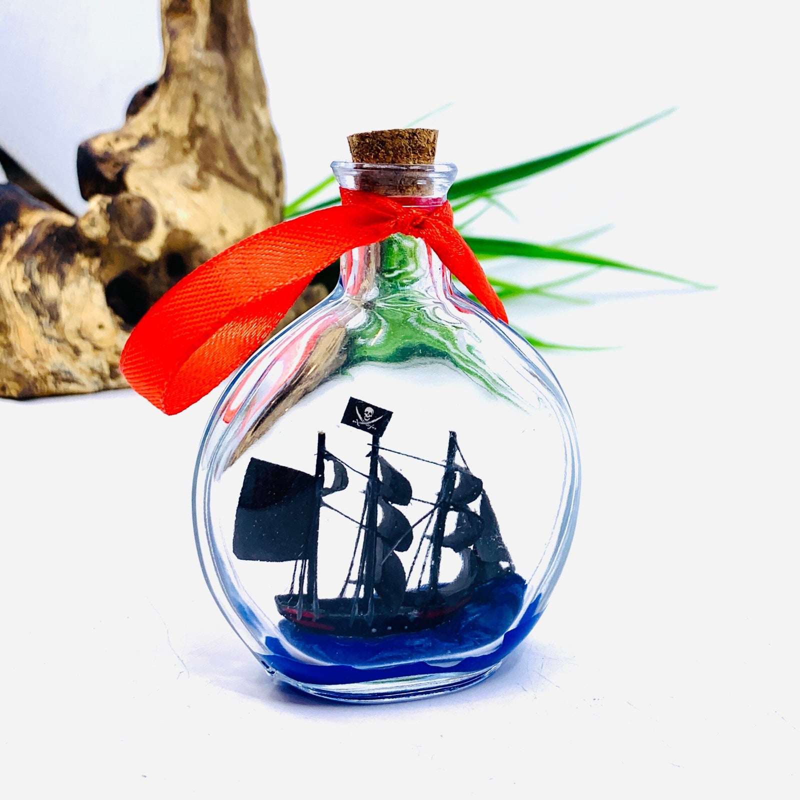 Pirate Ship in a Bottle Ornament Chesapeake Bay 