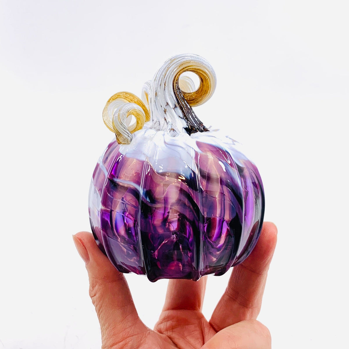 Daily Pumpkin 1352 Mini Daily Pumpkin Luke Adams Glass Blowing Studio 