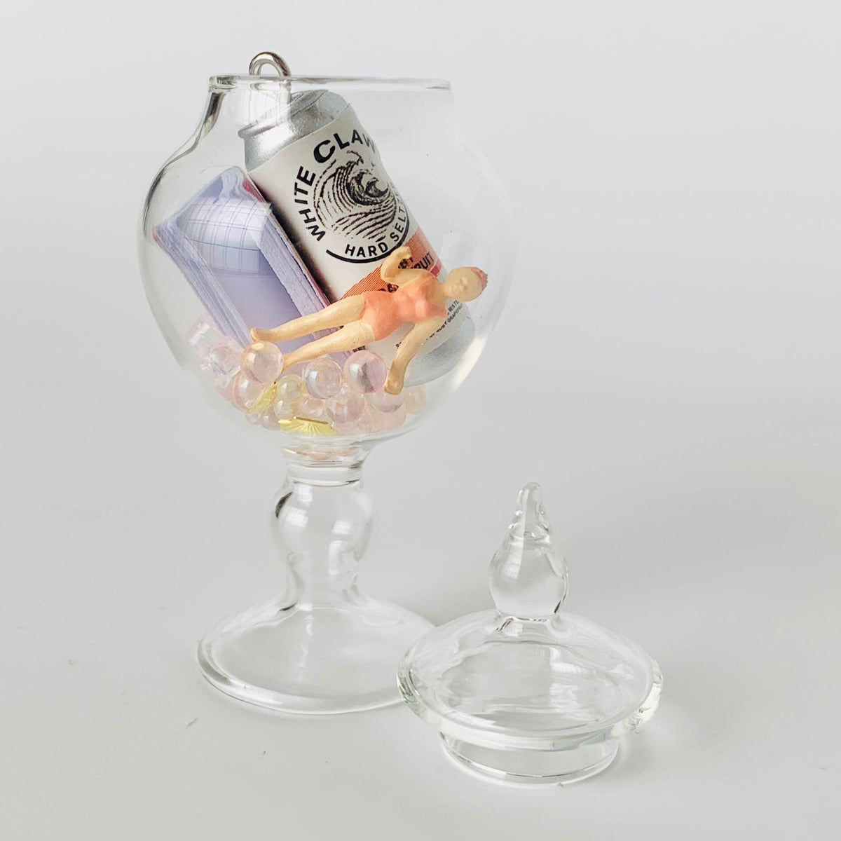 Tiniest “Book at The Beach” Jar Miniature Alex 