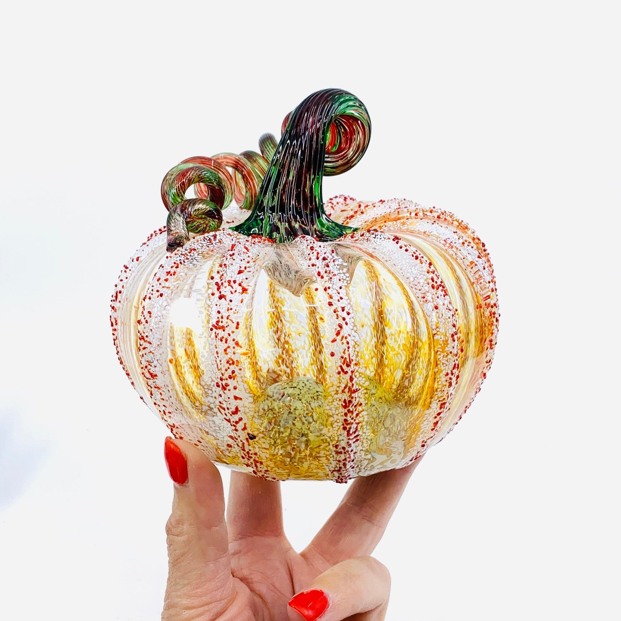 Daily Pumpkin 690 Holiday Squat Gabby Luke Adams Glass Blowing Studio 