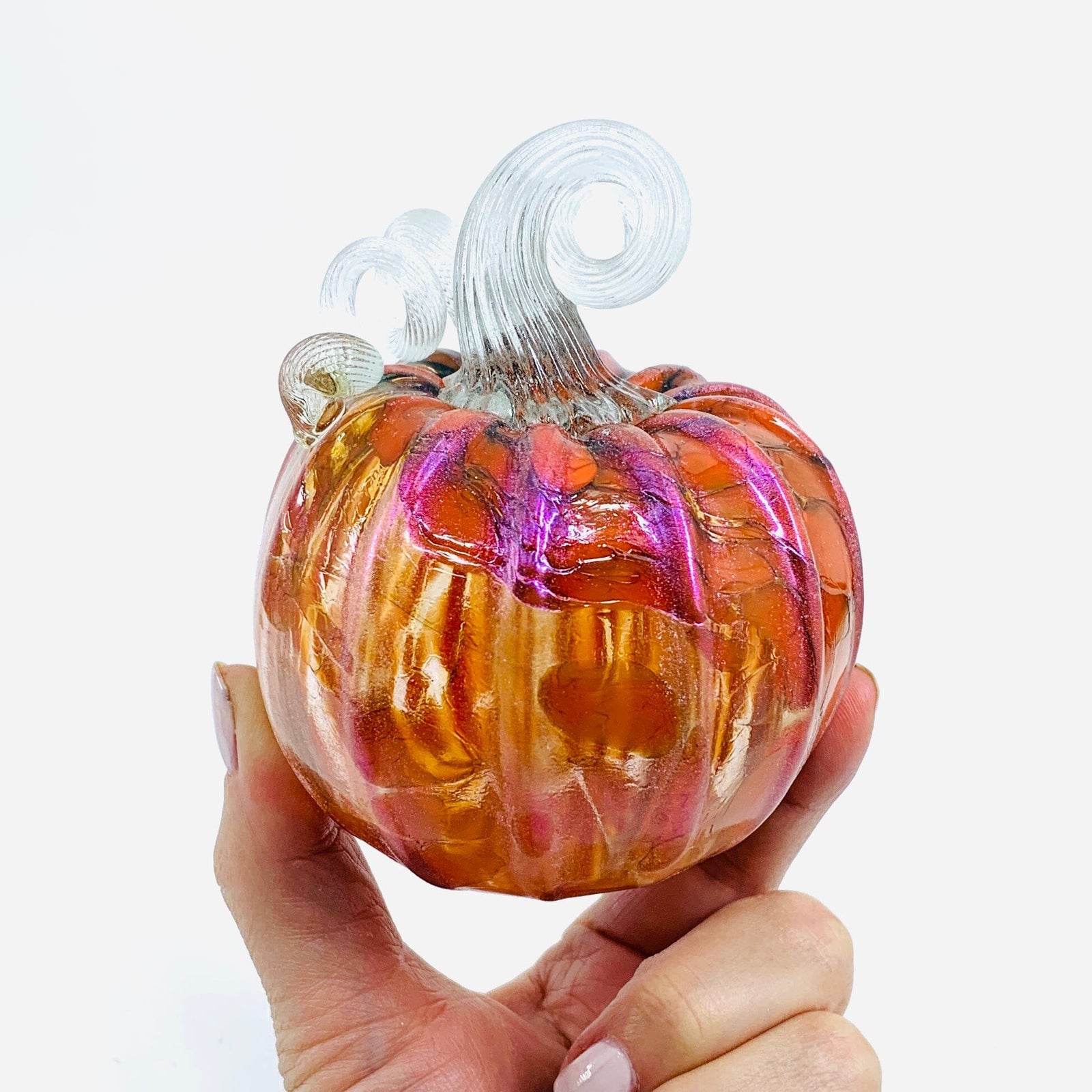 Daily Glow Pumpkin 305 Fall Mini Daily Pumpkin Luke Adams Glass Blowing Studio 