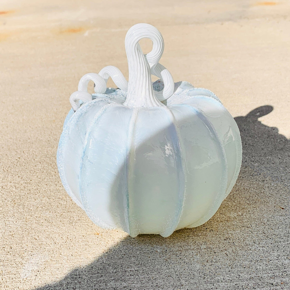 Daily Pumpkin 512 “The Illusive White Pumpkin” Daily Pumpkin Luke Adams Glass Blowing Studio 