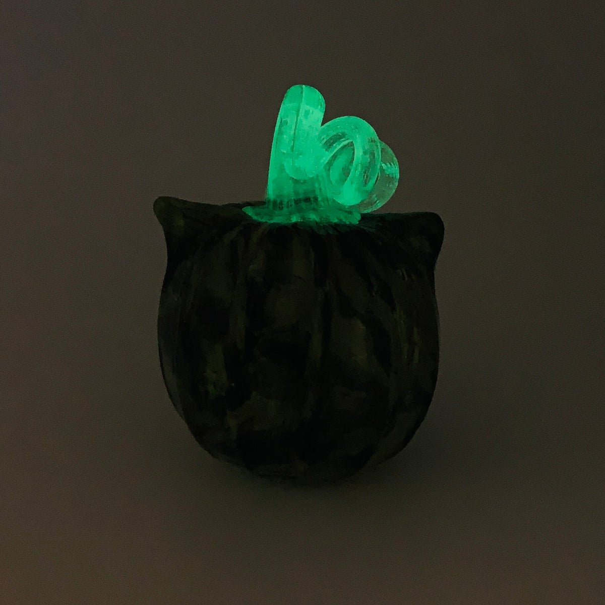 Daily Glow Catkin 1239 Daily Pumpkin Luke Adams Glass Blowing Studio 