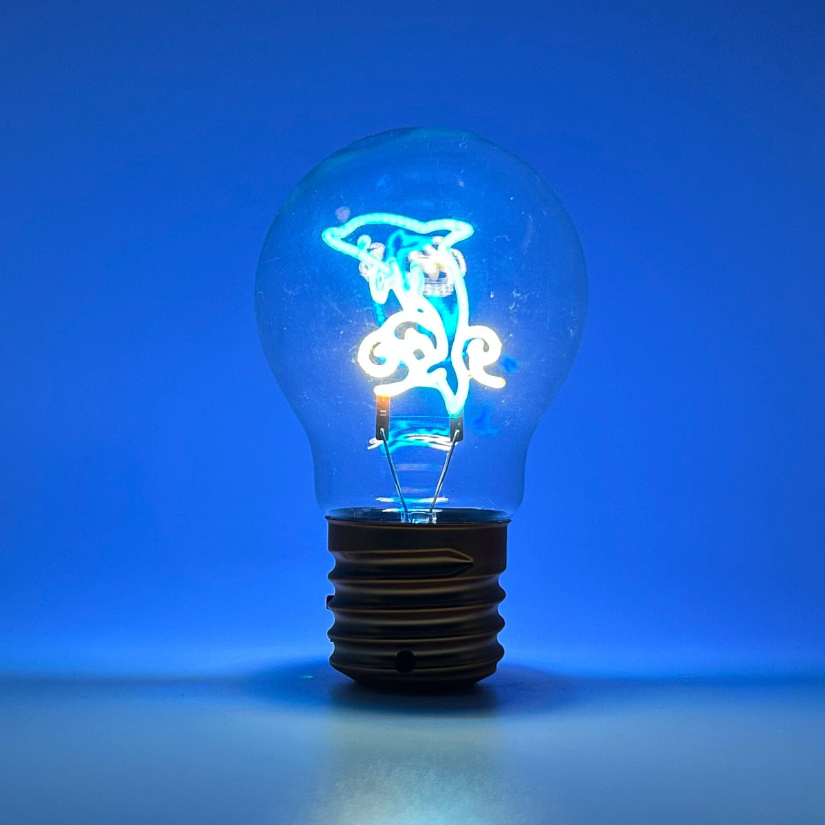 Neon Dolphin Lightbulb 29TONIGHT 