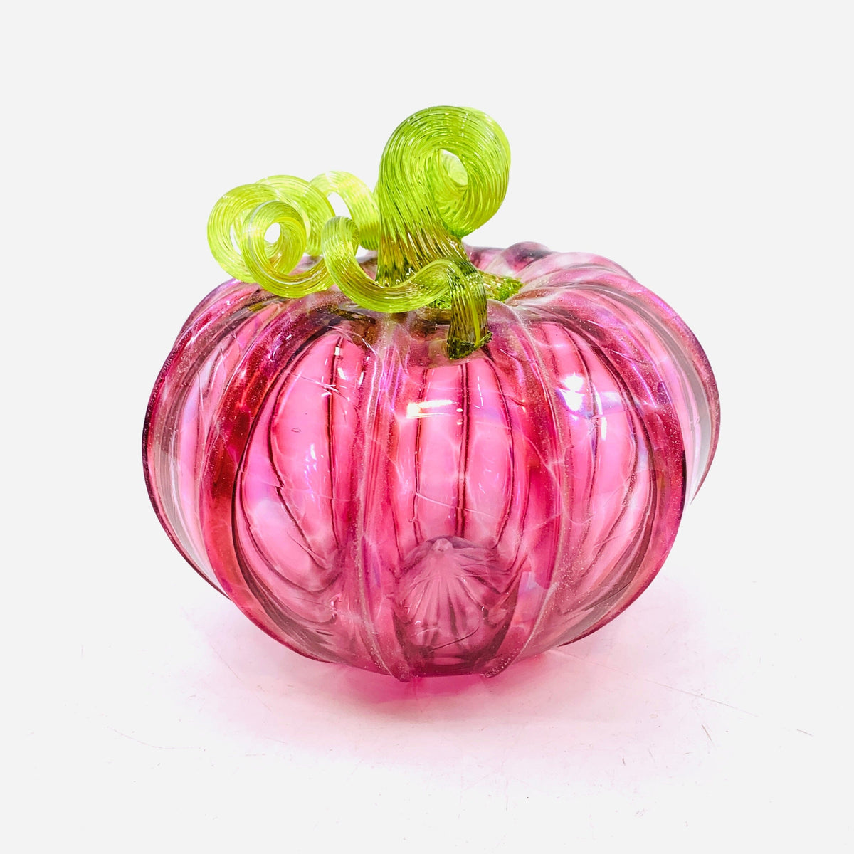 Daily Pumpkin 1267 Shimmer Squat Daily Pumpkin Luke Adams Glass Blowing Studio 