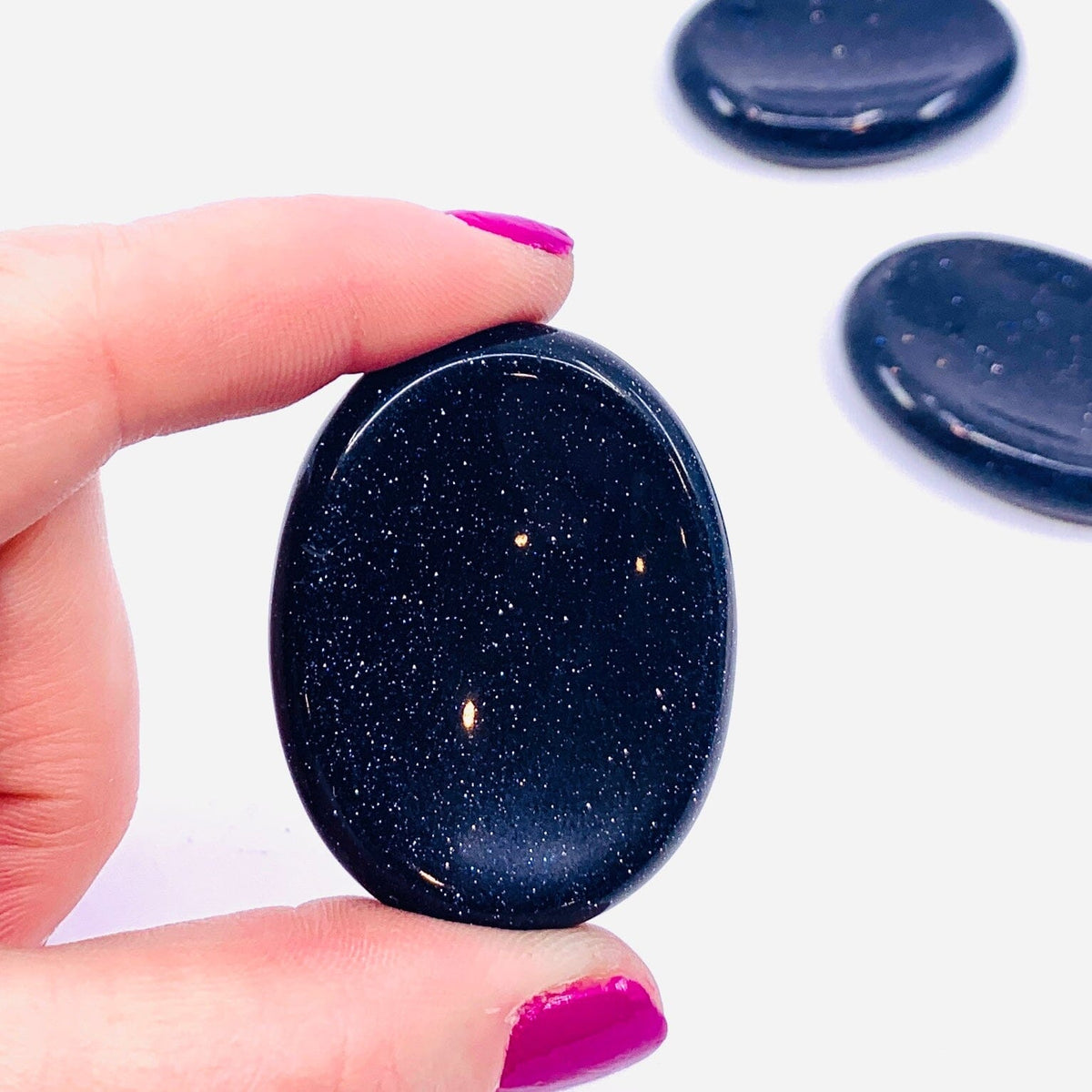 Blue Goldstone Soothing Stone Decor Earth&#39;s Elements 