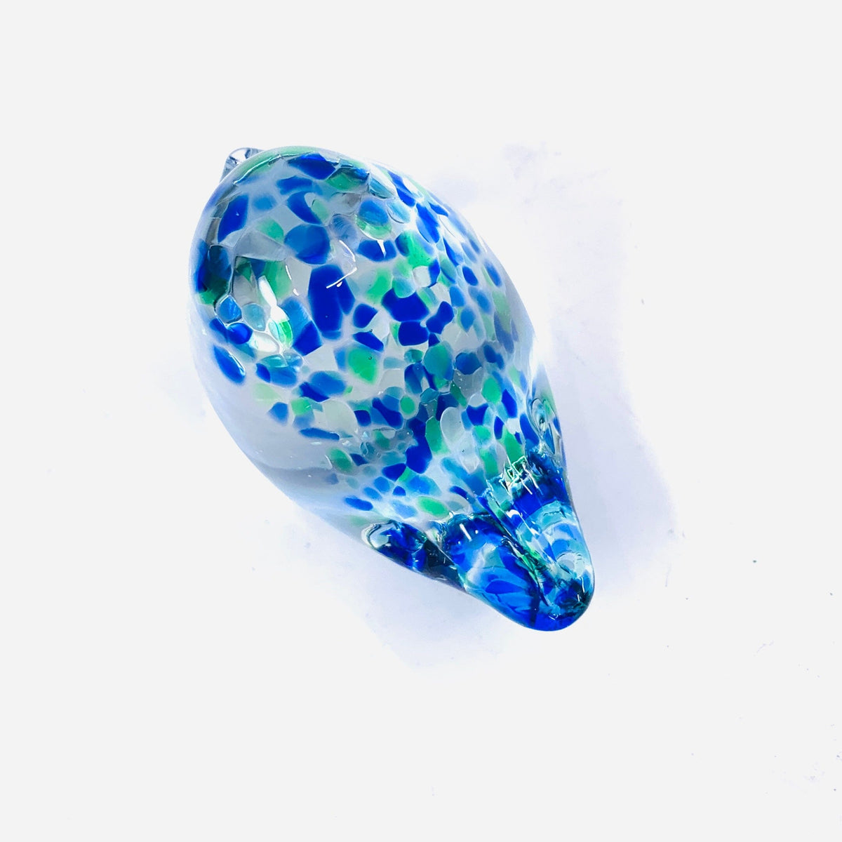 Little Glass Bird, Waterfall Confetti Miniature Henrietta Glass 