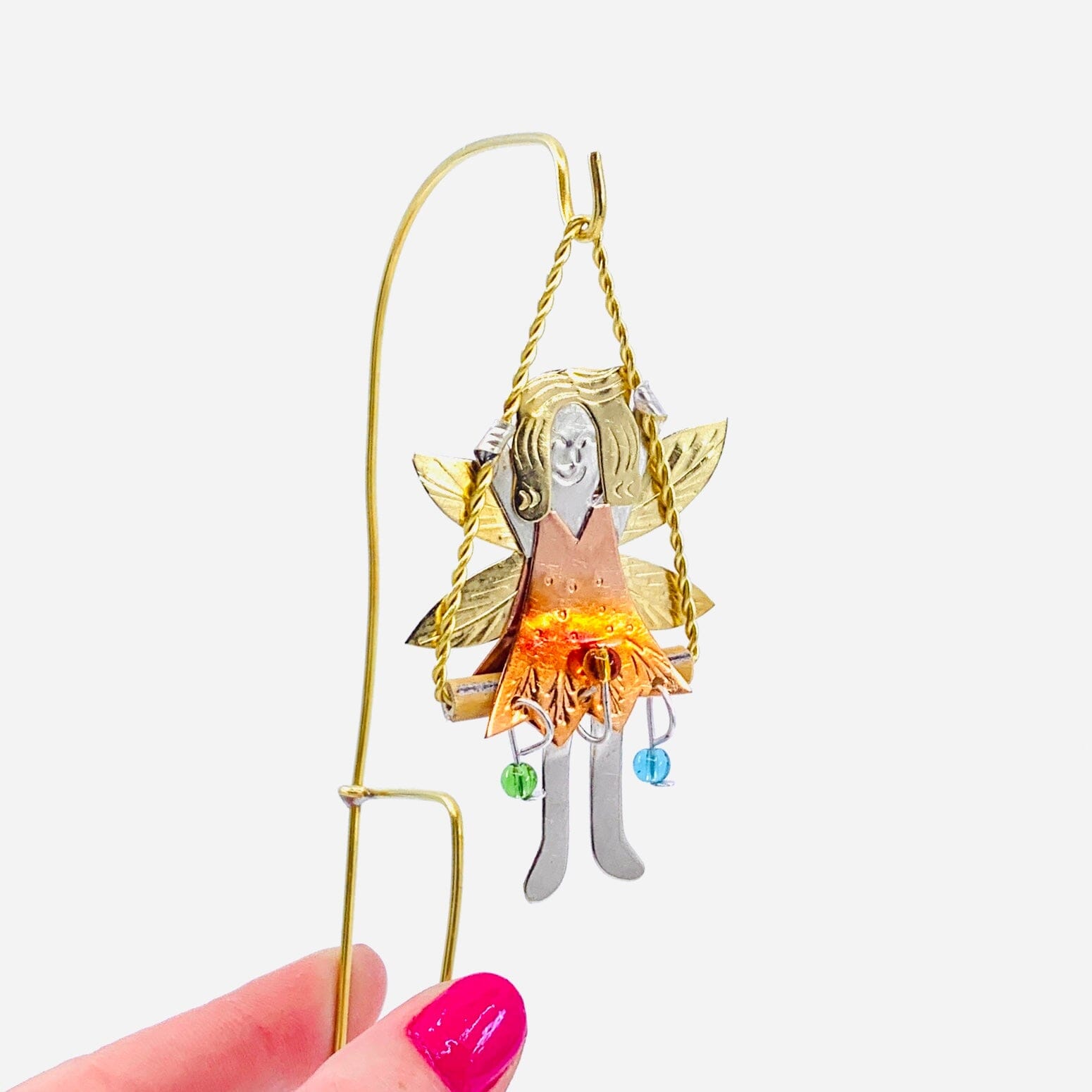 Plant Hangers 6, Garden Fairy Miniature Pilgrim Imports 