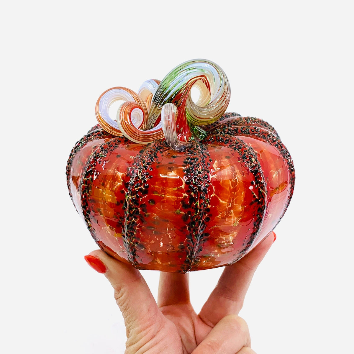 Daily Pumpkin 927 Holiday Squat Gabby Luke Adams Glass Blowing Studio 