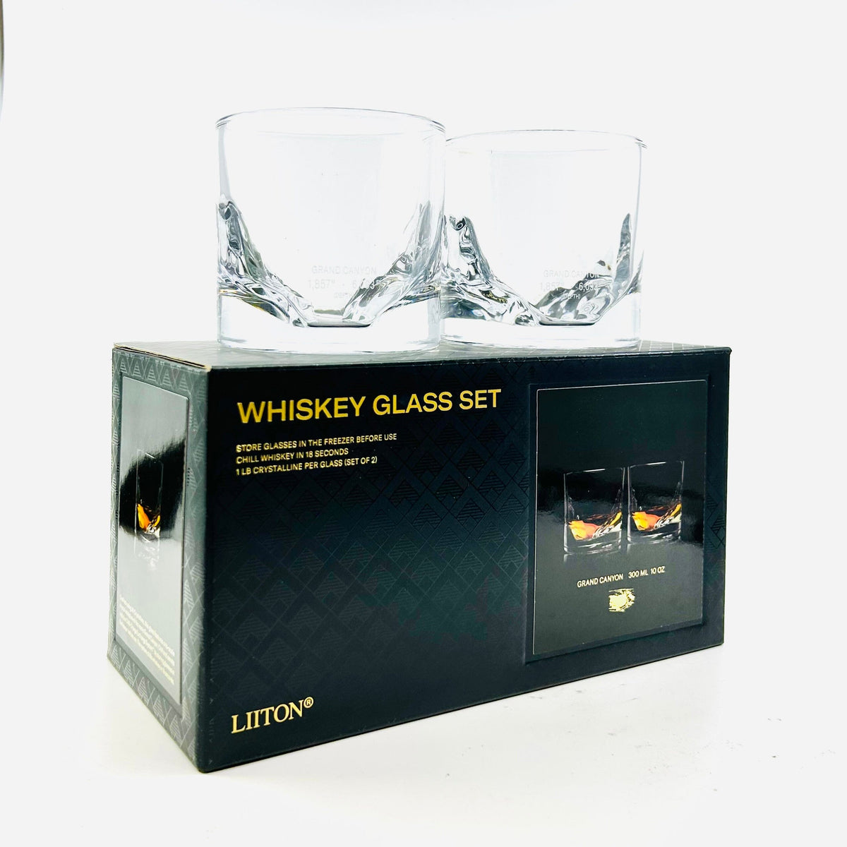 Grand Canyon Whiskey Glass Set of 2 Decor DKK Brands 
