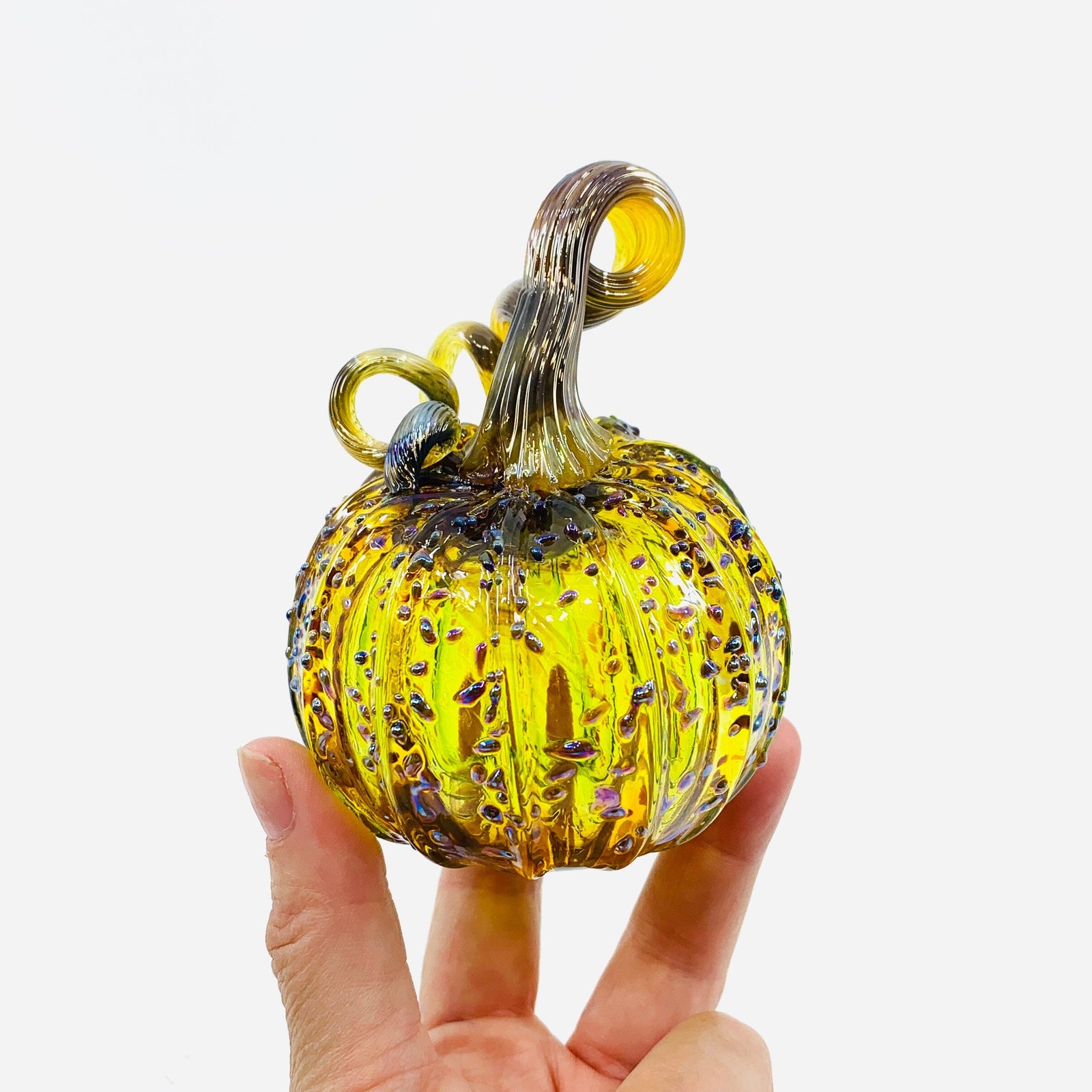 Daily Pumpkin 3475 Mini Gabby Luke Adams Glass Blowing Studio 