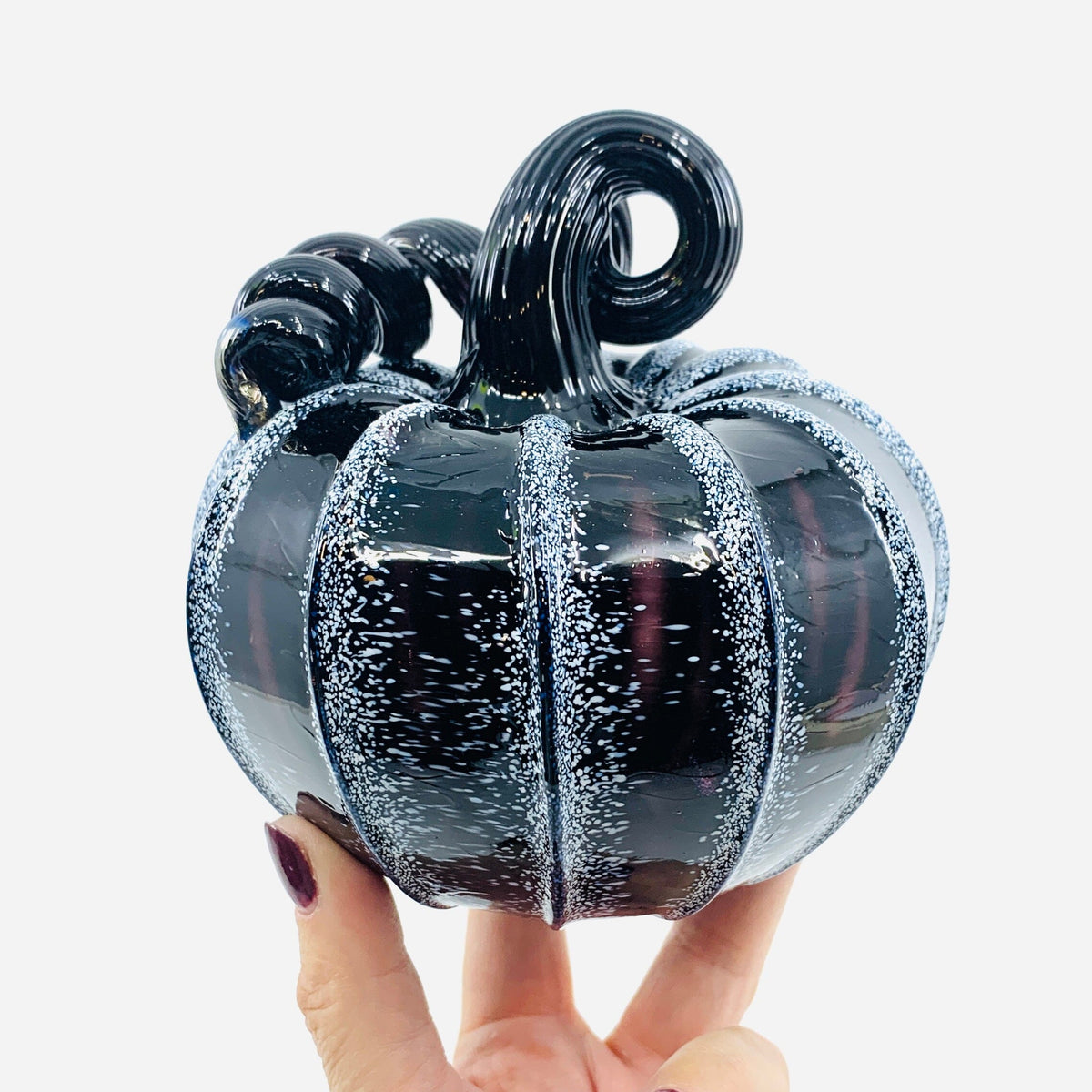 Daily Pumpkin 96 Fall Squat Gabby Luke Adams Glass Blowing Studio 
