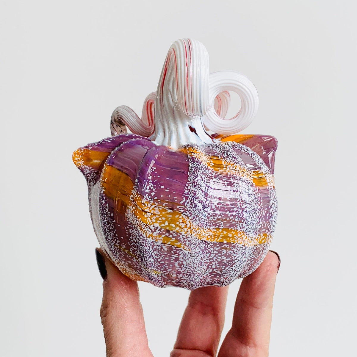 Daily Catkin 1146 Daily Pumpkin Luke Adams Glass Blowing Studio 