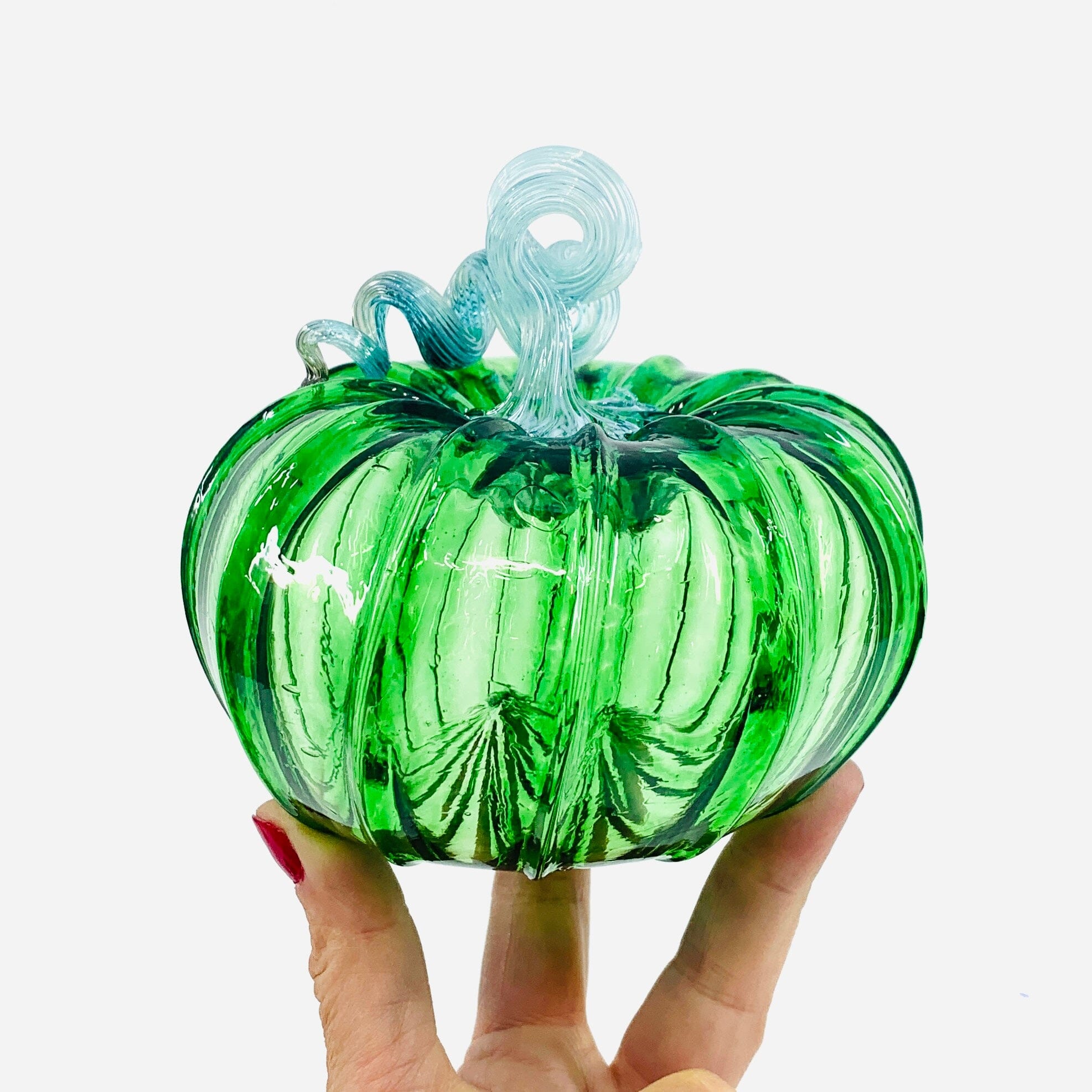 Daily Pumpkin 1831 Snowfall Squat Gabby Luke Adams Glass Blowing Studio 