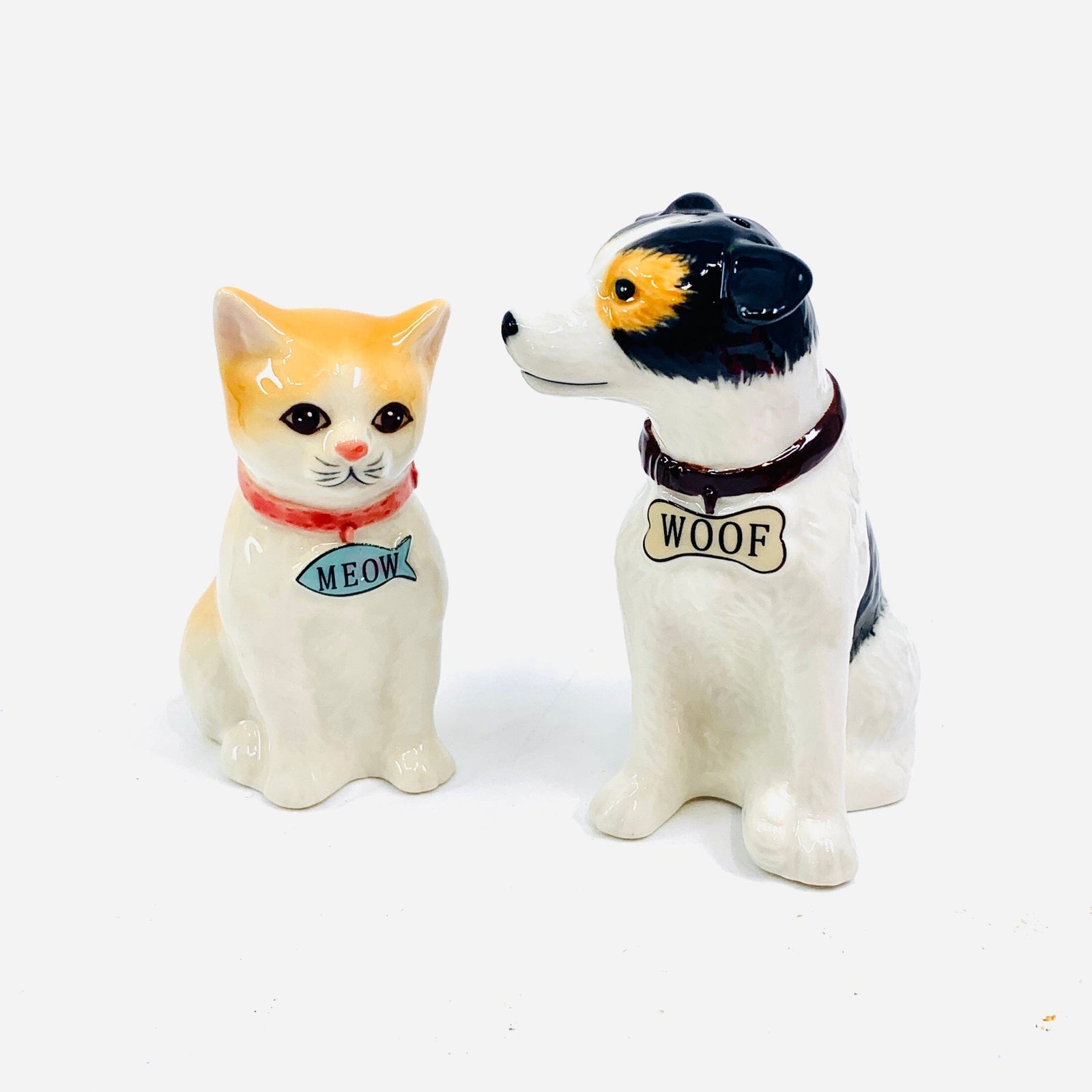 Woof - Meow Salt and Pepper Shakers COSMOS 