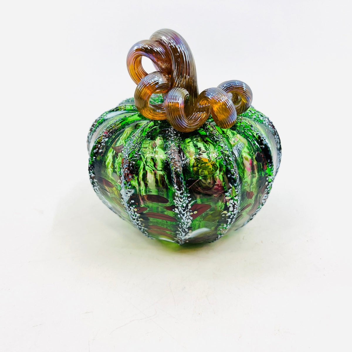 Daily Pumpkin 1052 Holiday Squat Gabby Luke Adams Glass Blowing Studio 