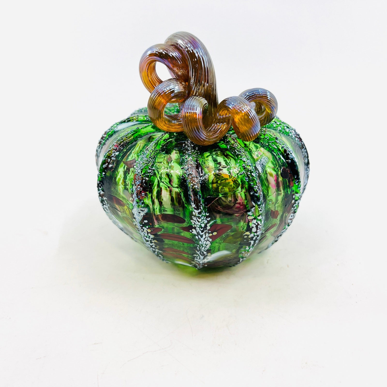 Daily Pumpkin 1052 Holiday Squat Gabby Luke Adams Glass Blowing Studio 