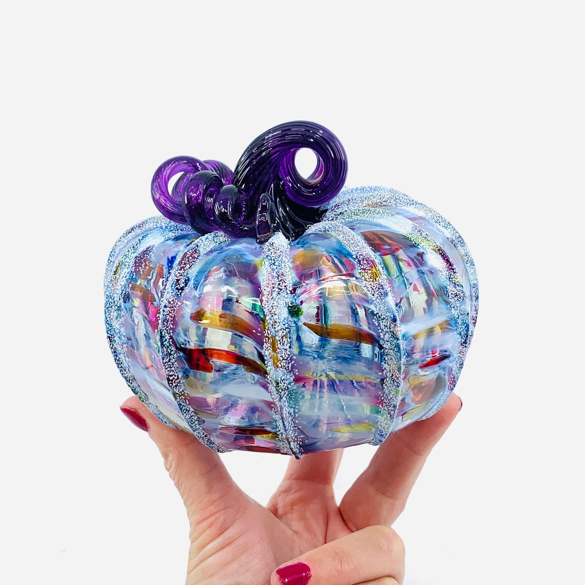 Daily Pumpkin 2076 Snowfall Squat Gabby Luke Adams Glass Blowing Studio 