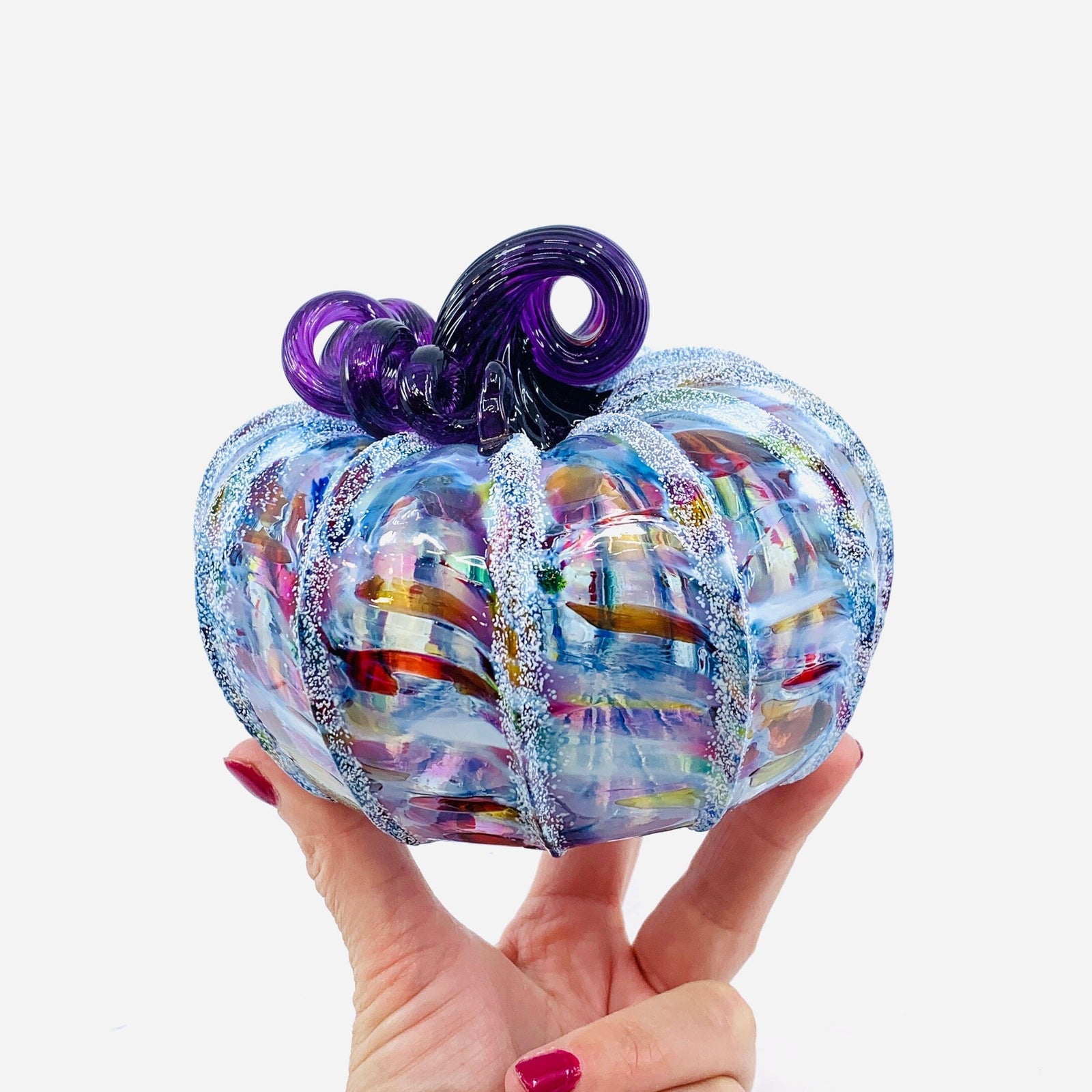 Daily Pumpkin 2076 Snowfall Squat Gabby Luke Adams Glass Blowing Studio 