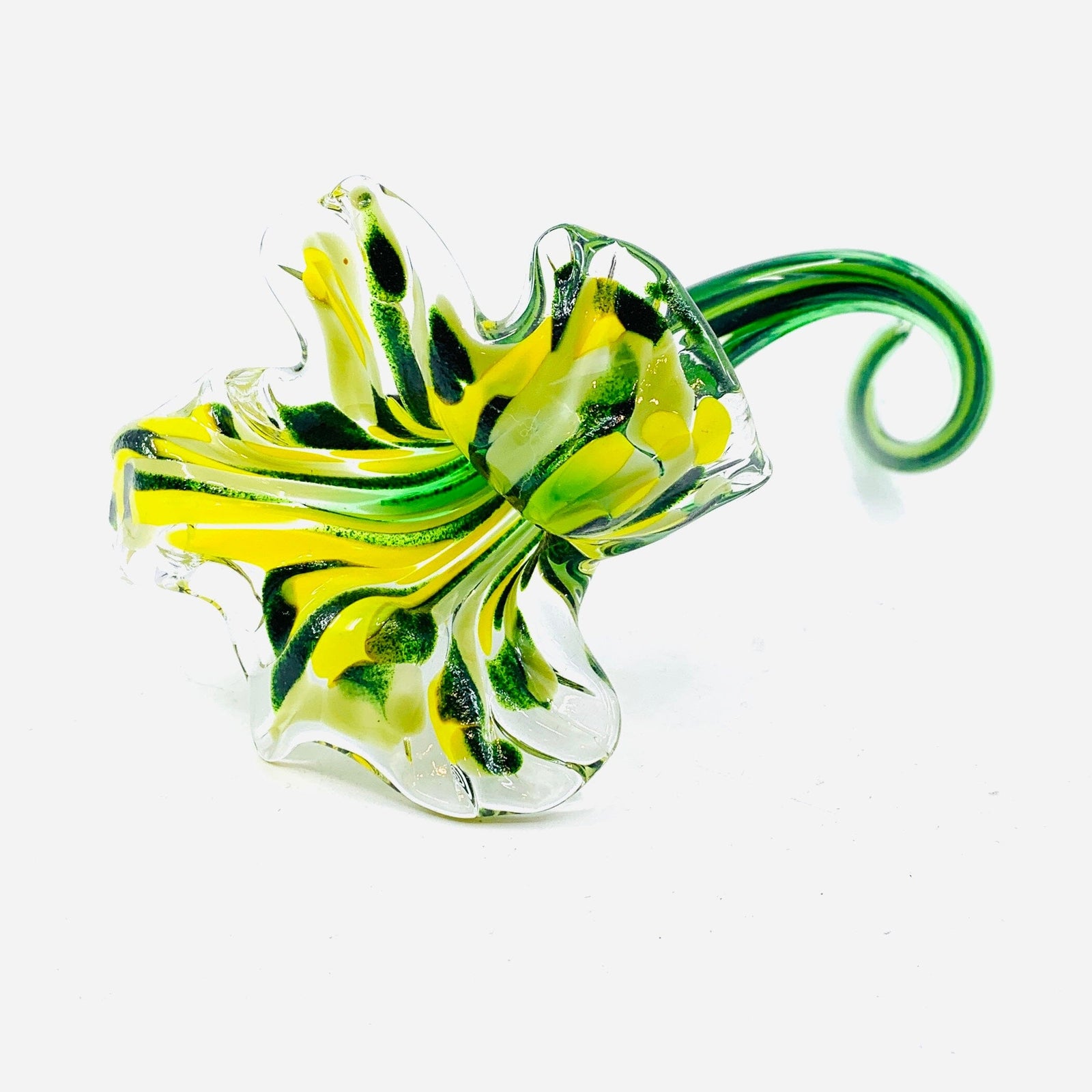 Pulled Glass Flower 17 Decor Luke Adams Glass Blowing Studio 