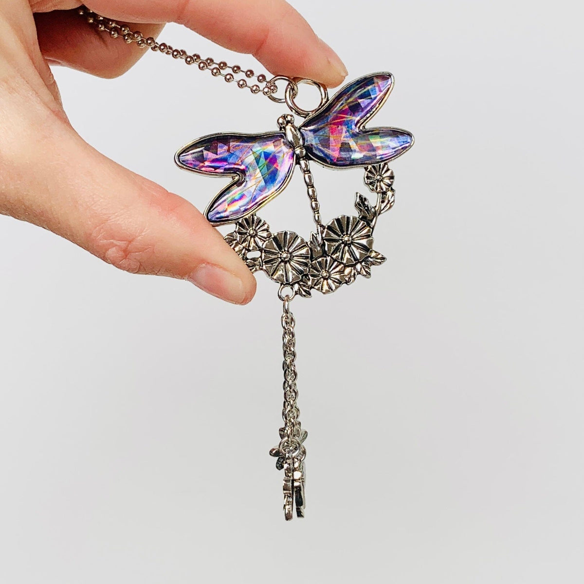 Dragonfly Shimmer Car Charm Ornament GANZ 