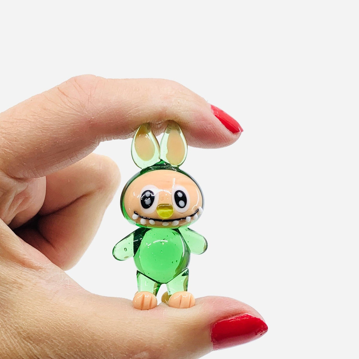 Glass Labubu Monsters, Green Alex 