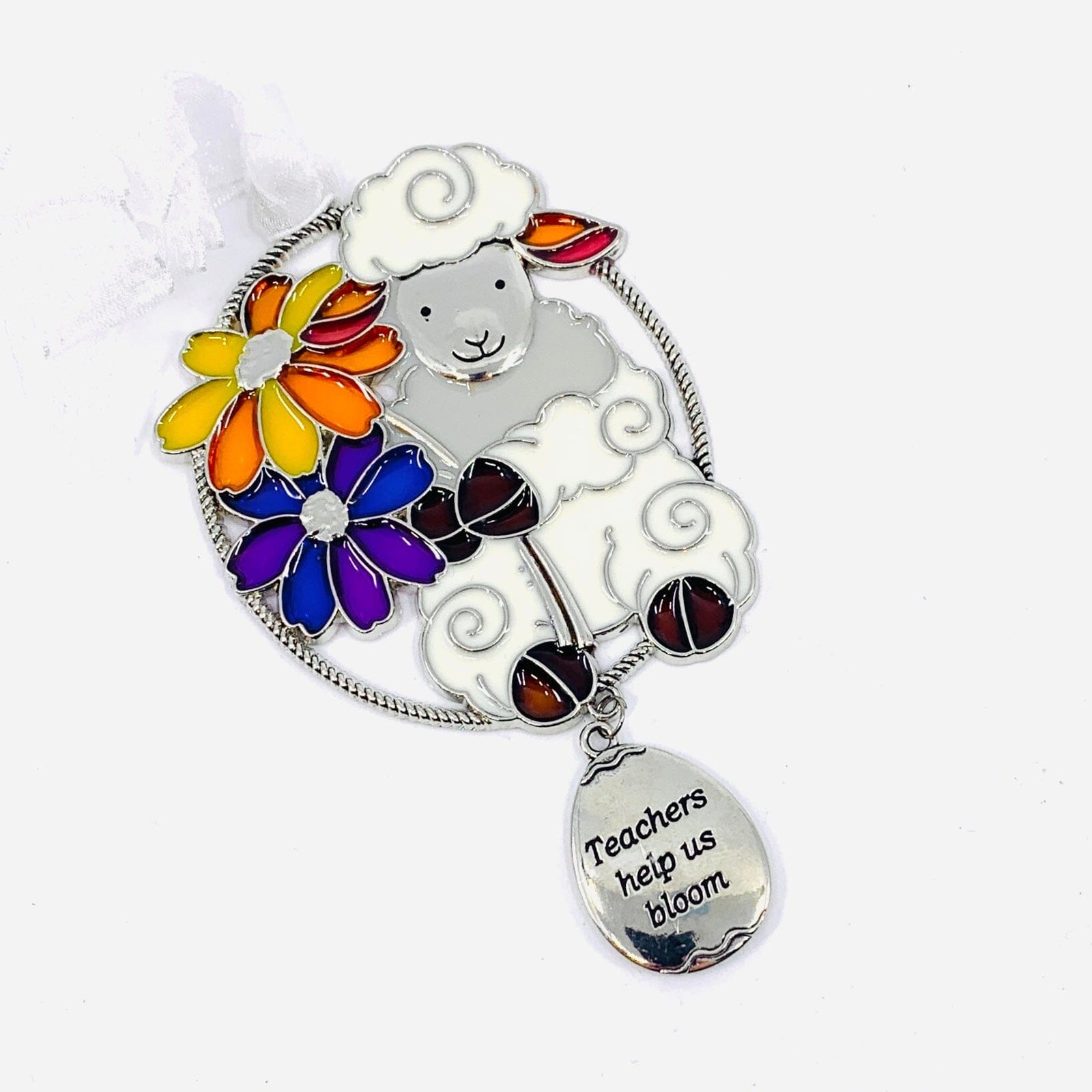 Stained Glass Easter Ornaments, Lamb Decor GANZ 