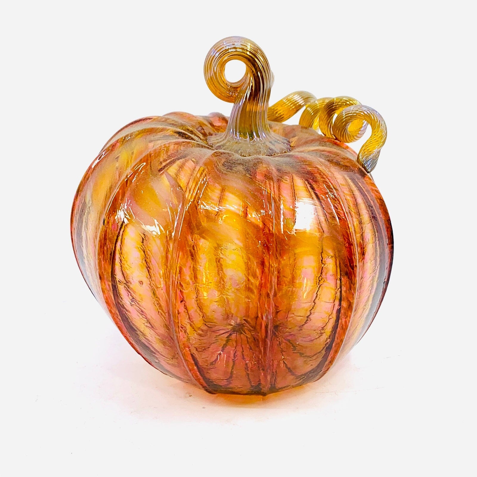 Daily Pumpkin 3874 Medium Gabby Luke Adams Glass Blowing Studio 