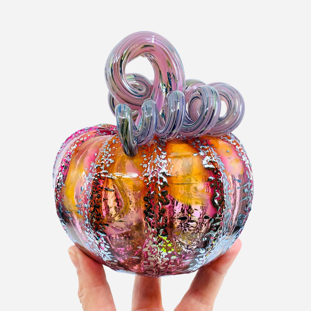 Daily Pumpkin 986 Squat Gabby Luke Adams Glass Blowing Studio 