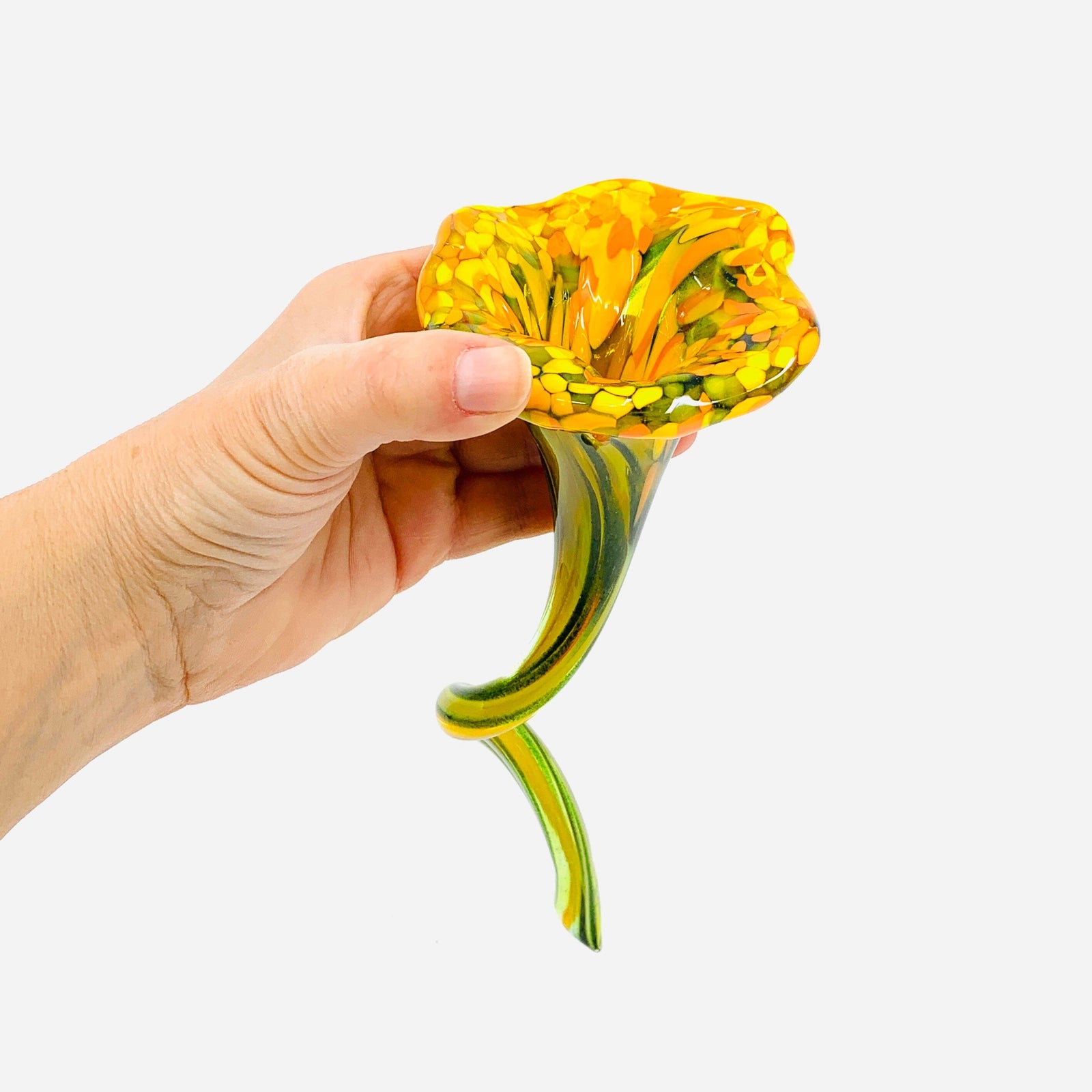 Pulled Glass Flower 63 Decor Luke Adams Glass Blowing Studio 