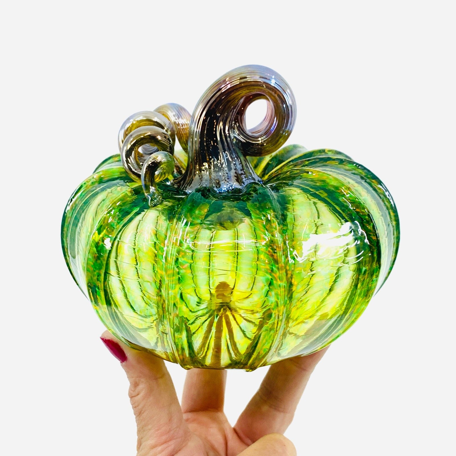 Daily Pumpkin 1885 Squat Gabby Luke Adams Glass Blowing Studio 