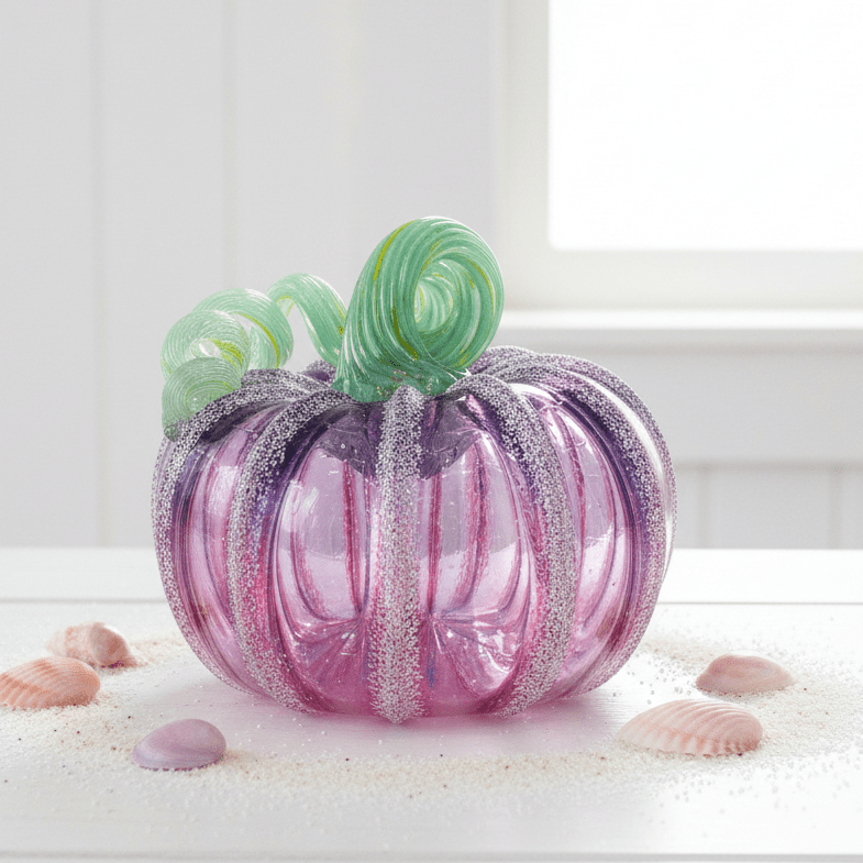 Daily Pumpkin 2531 Squat Gabby Luke Adams Glass Blowing Studio 