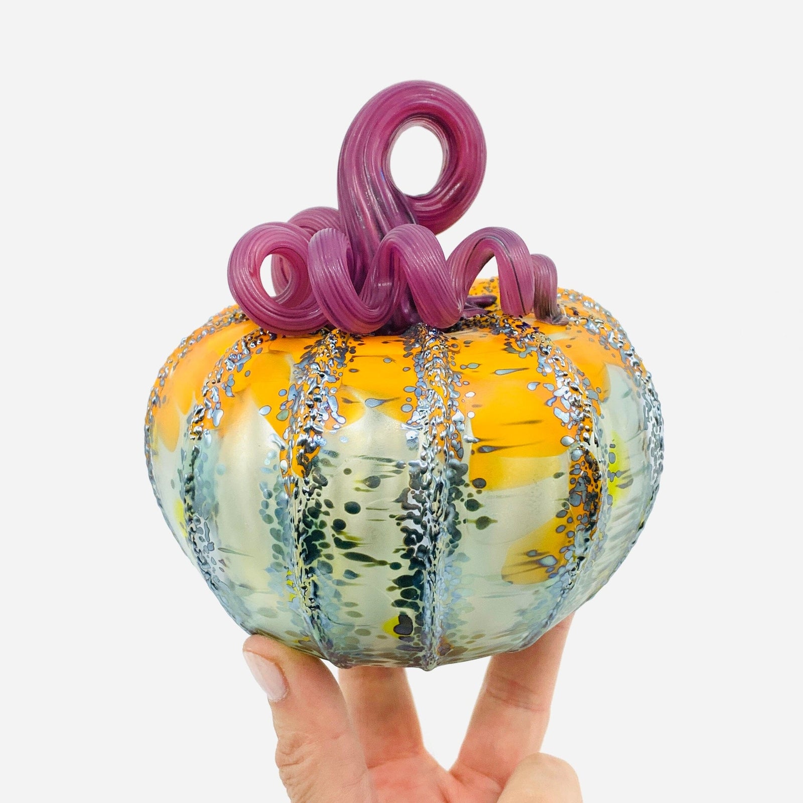 Daily Pumpkin 546 Matte Squat Gabby Luke Adams Glass Blowing Studio 