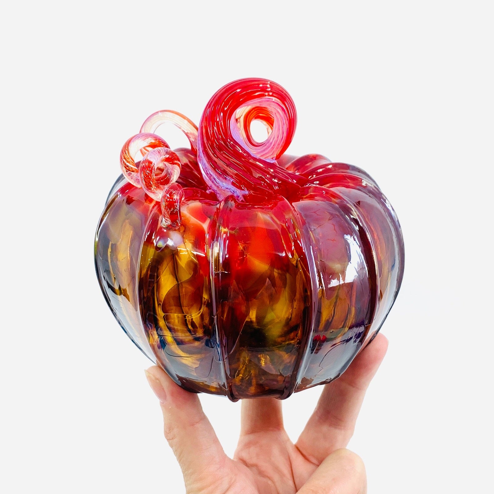 Daily Pumpkin 1601 Cupcake Squat Gabby Luke Adams Glass Blowing Studio 