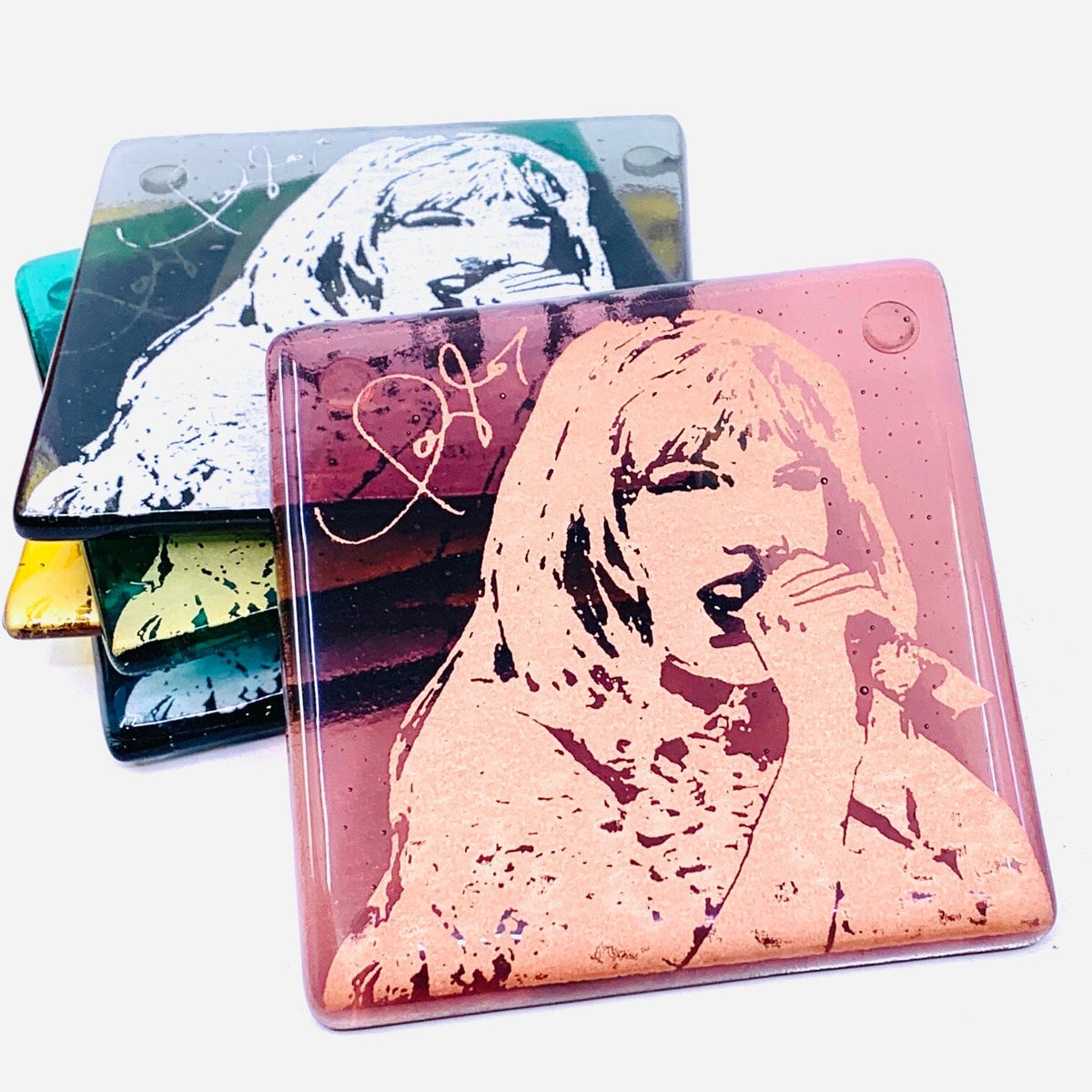 Taylor Made Swift Glass Coasters KiKu 