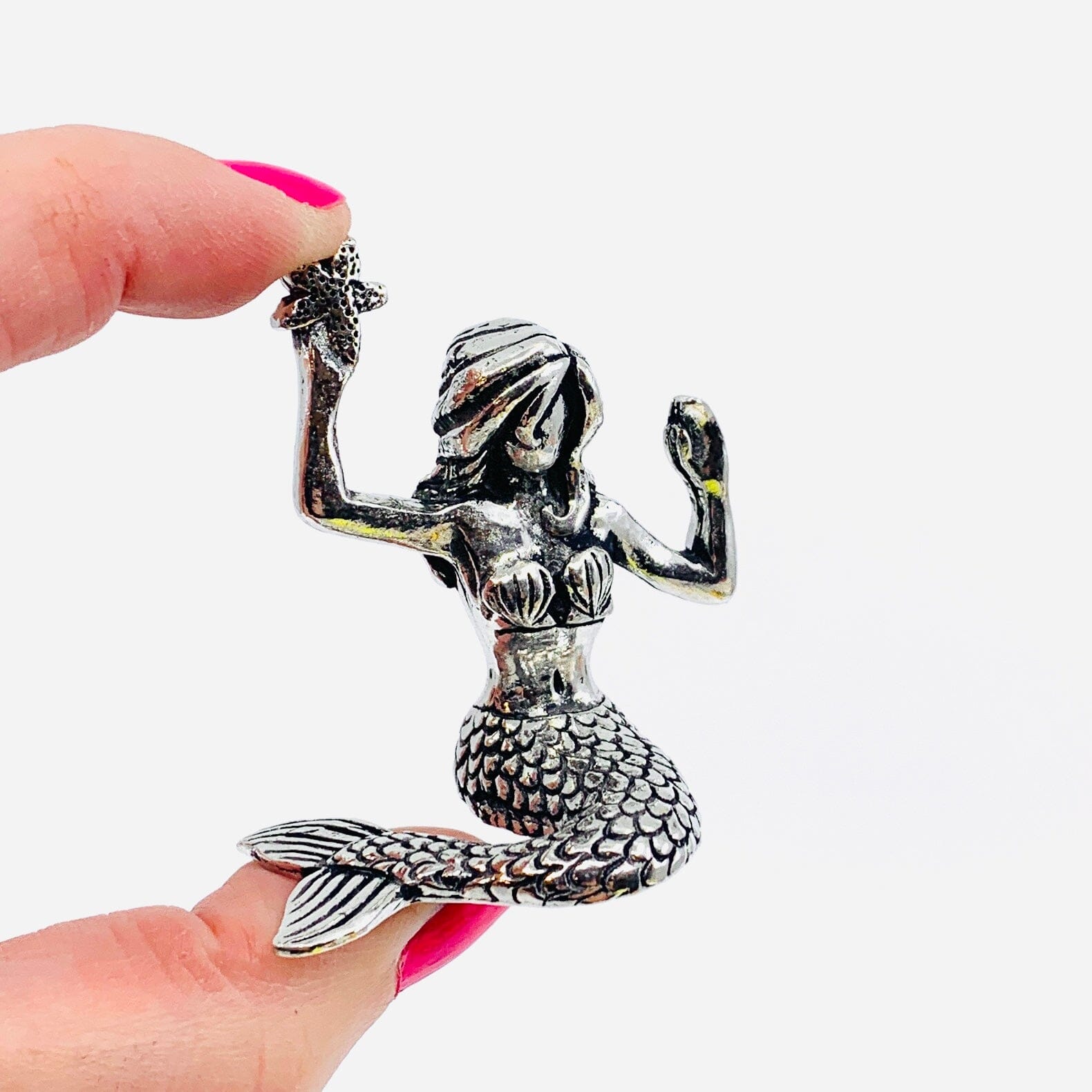 Pewter Ring Holder, Mermaid Accessory Basic Spirit 