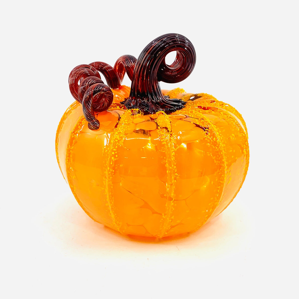 Daily Pumpkin 3087 Fall Squat Gabby Luke Adams Glass Blowing Studio 
