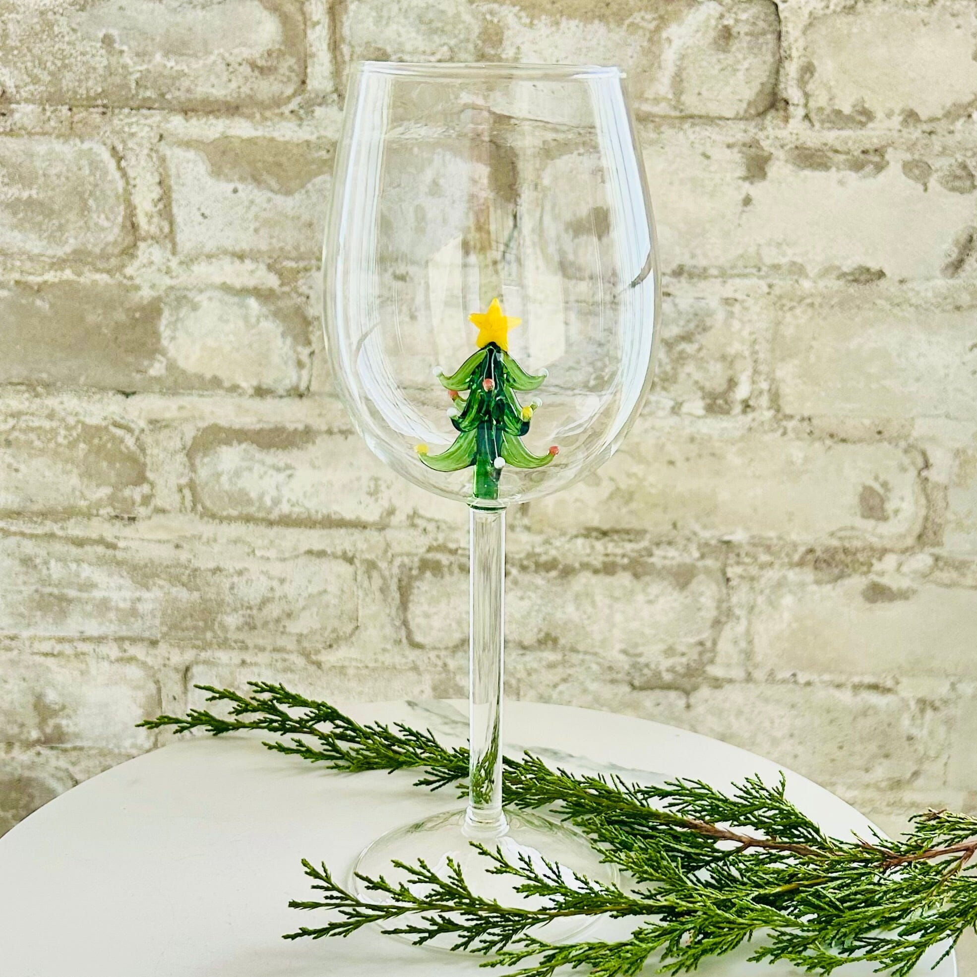 Holiday Icon Wine Glass, Nutcracker Creative Co-Op 