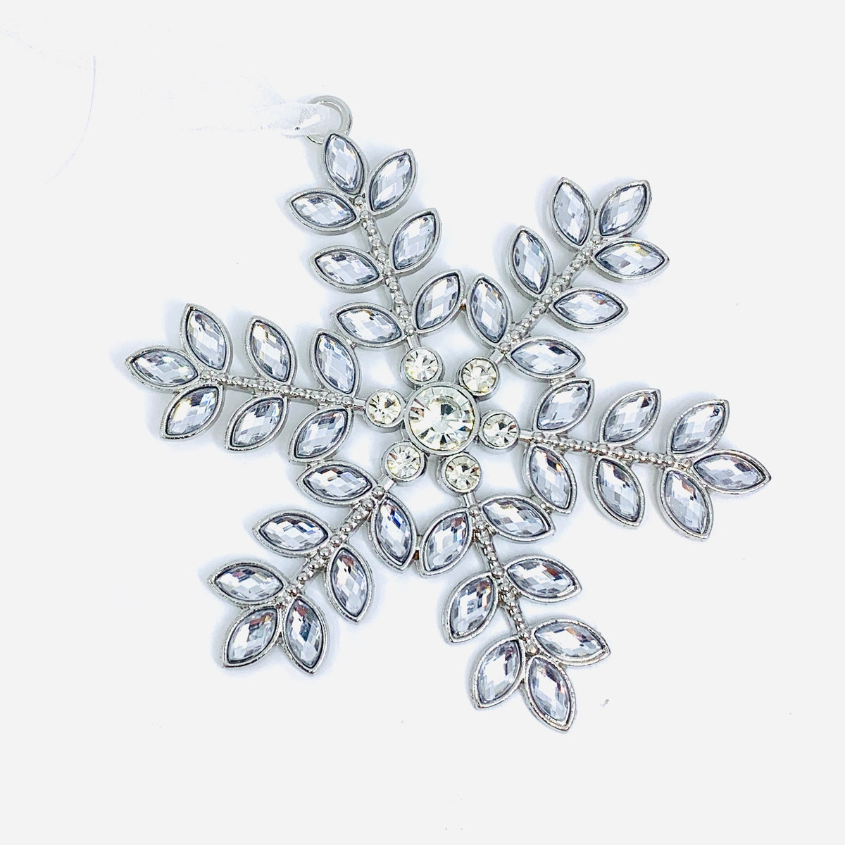 Snowflake Crystal Ornament 1