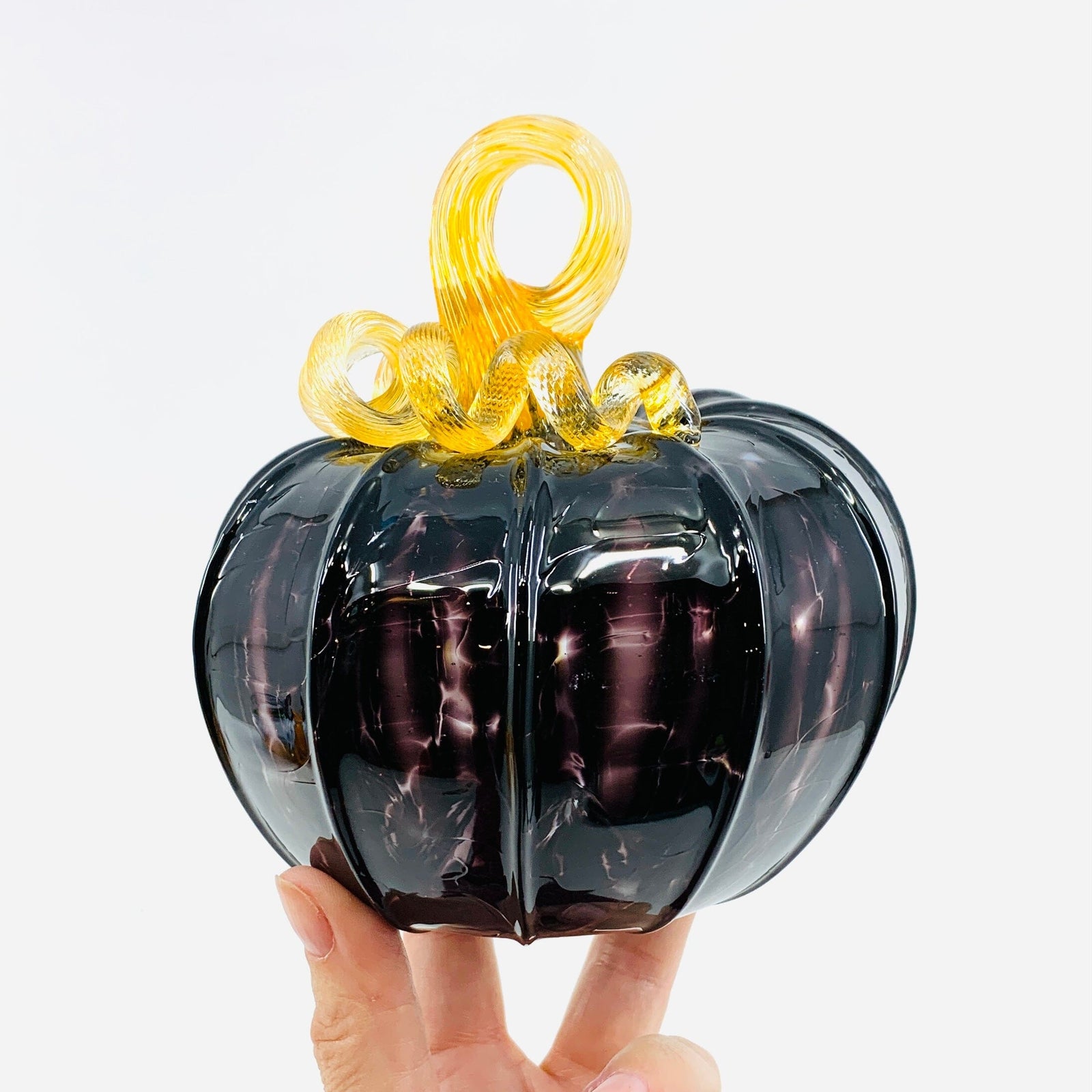 Daily Pumpkin 1224 Squat Daily Pumpkin Luke Adams Glass Blowing Studio 