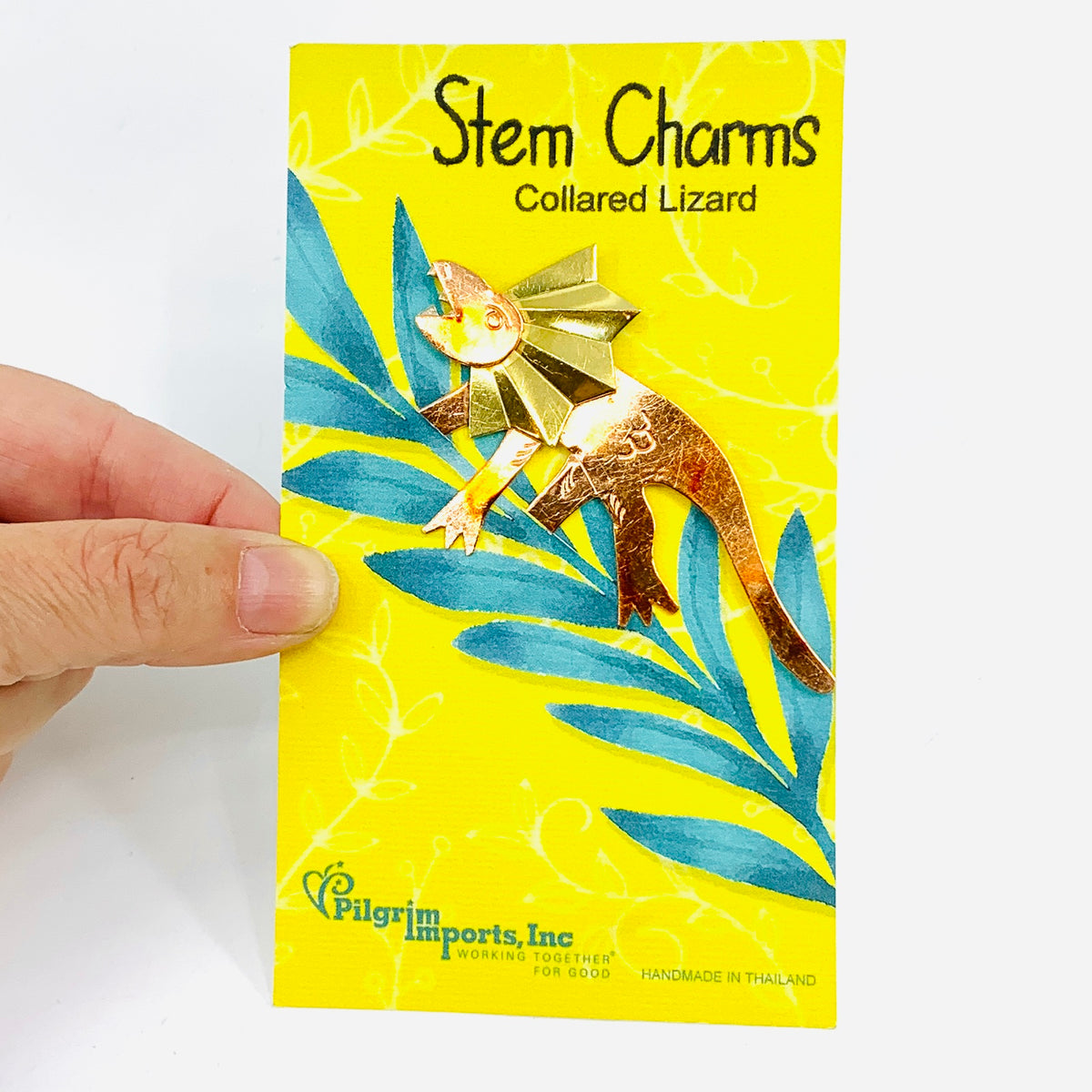Stem Charms 7, Collared Lizard