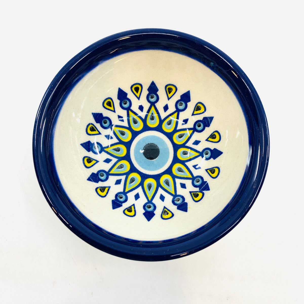 Handmade Turkish Evil Eye Bowl 6 Decor Natto USA 