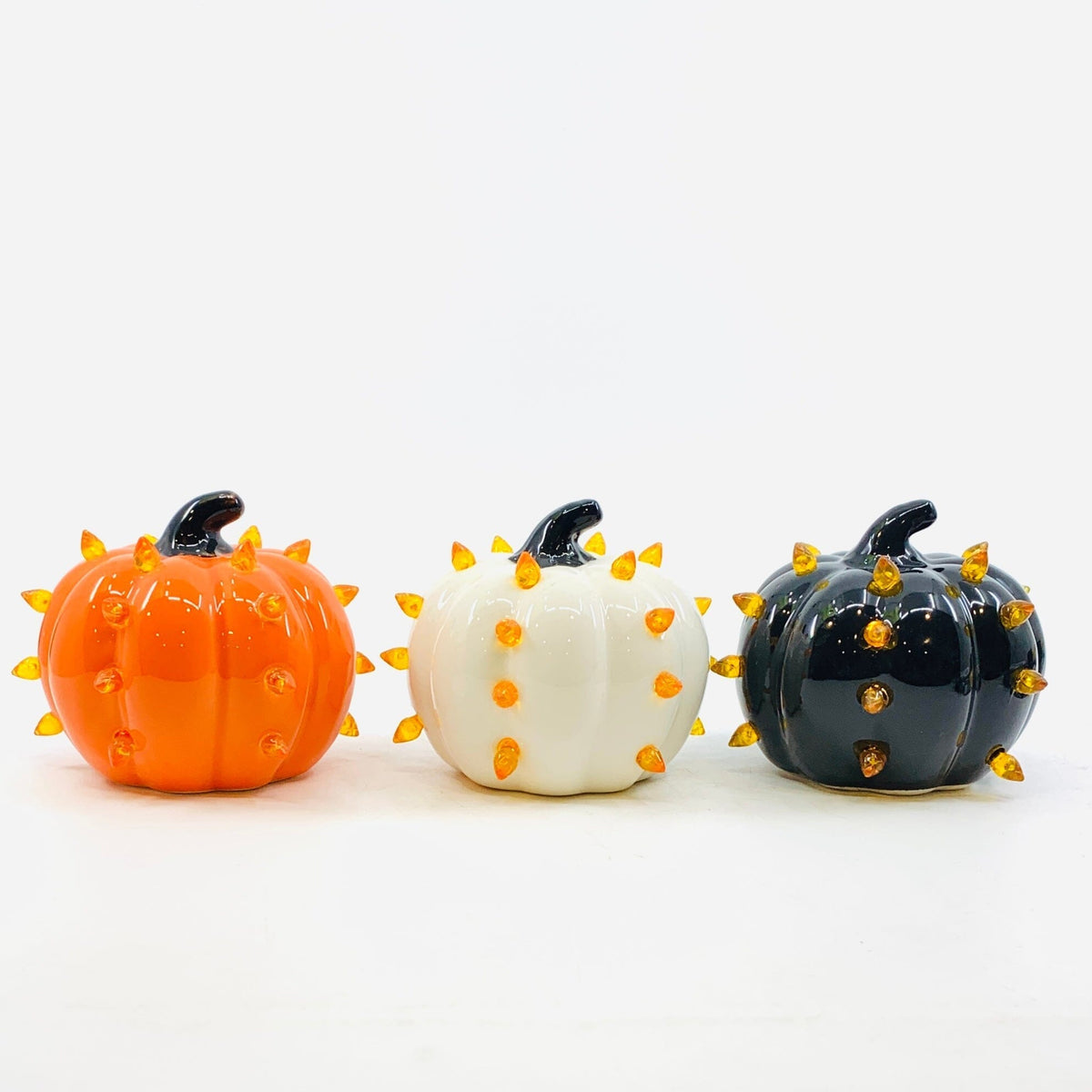 Lite-Up Pumpkin, Black GANZ 