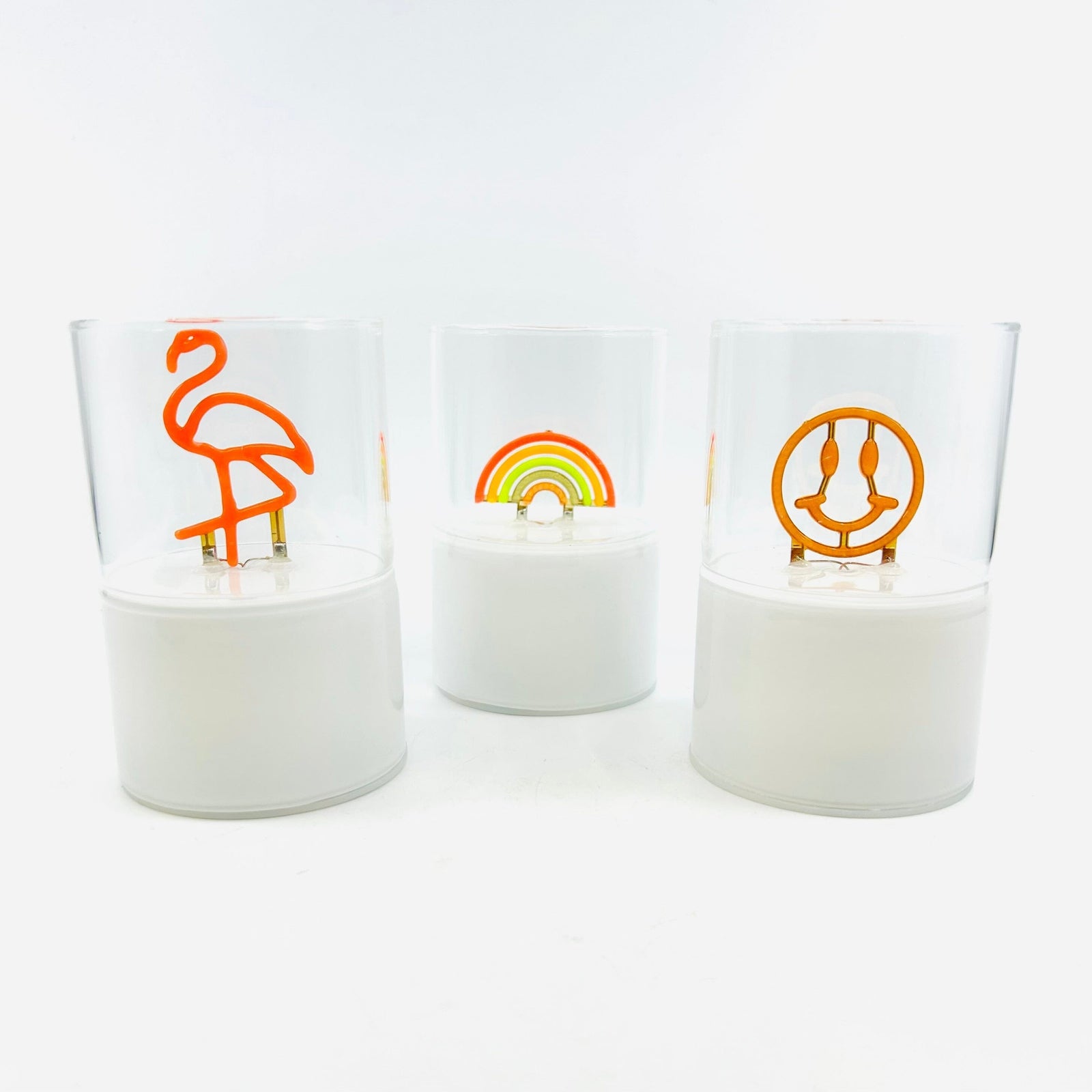 Retro Neon Table-Top Light, Rainbow One Hundred 80 Degrees 