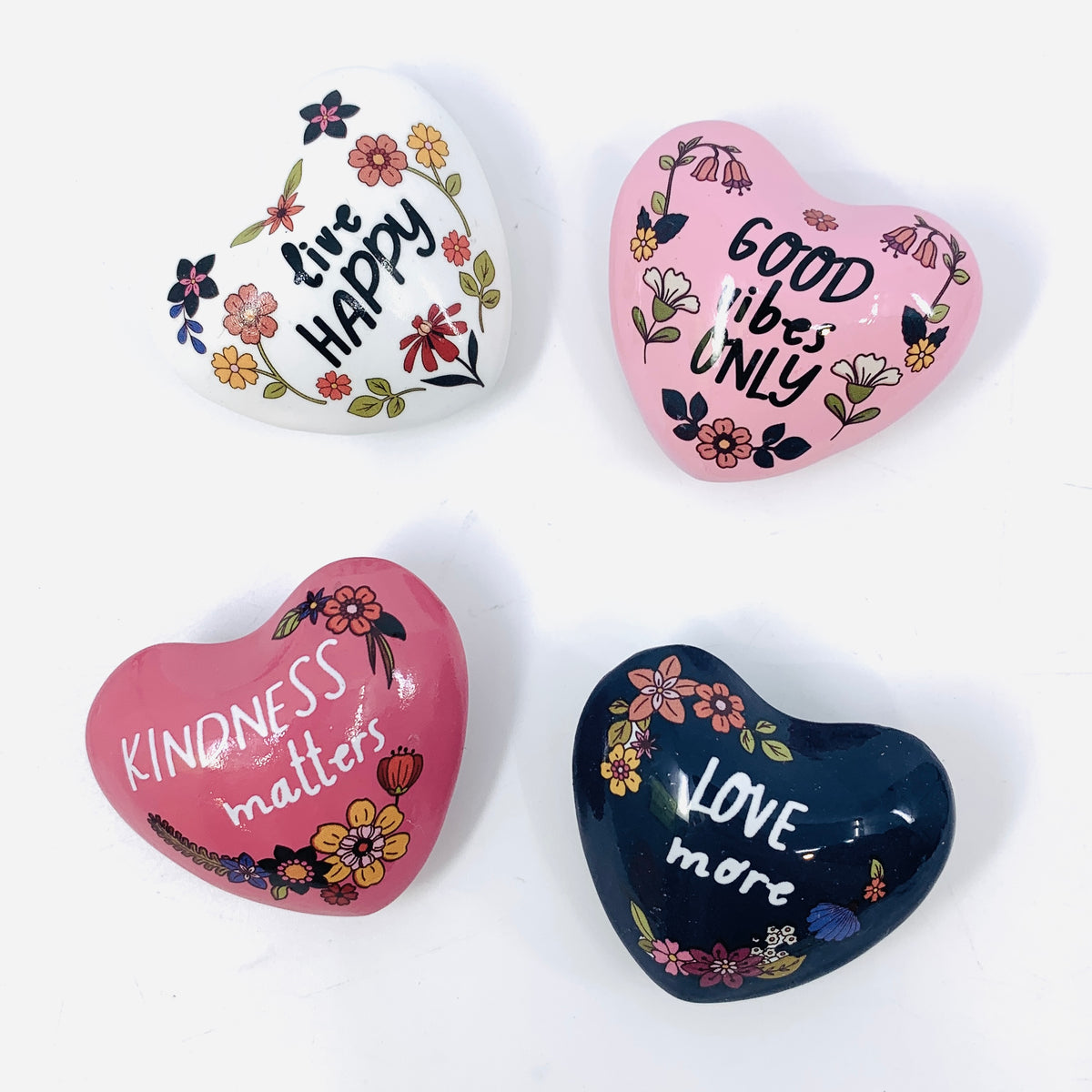 "Inspirational Words" Heart Chimes