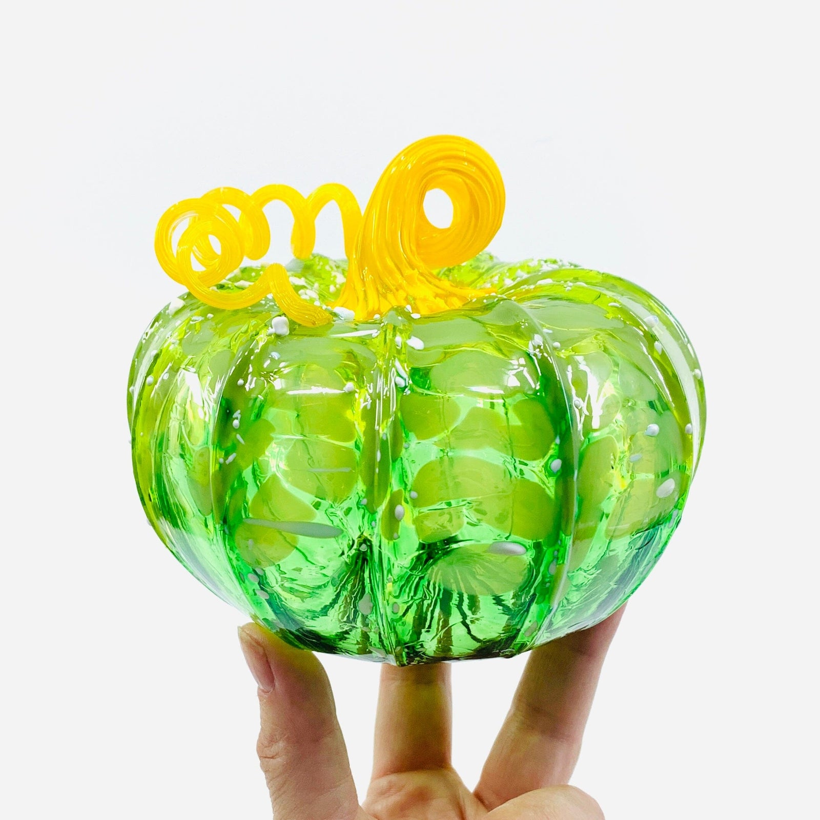 Daily Pumpkin 3714 Fall Squat Gabby Luke Adams Glass Blowing Studio 